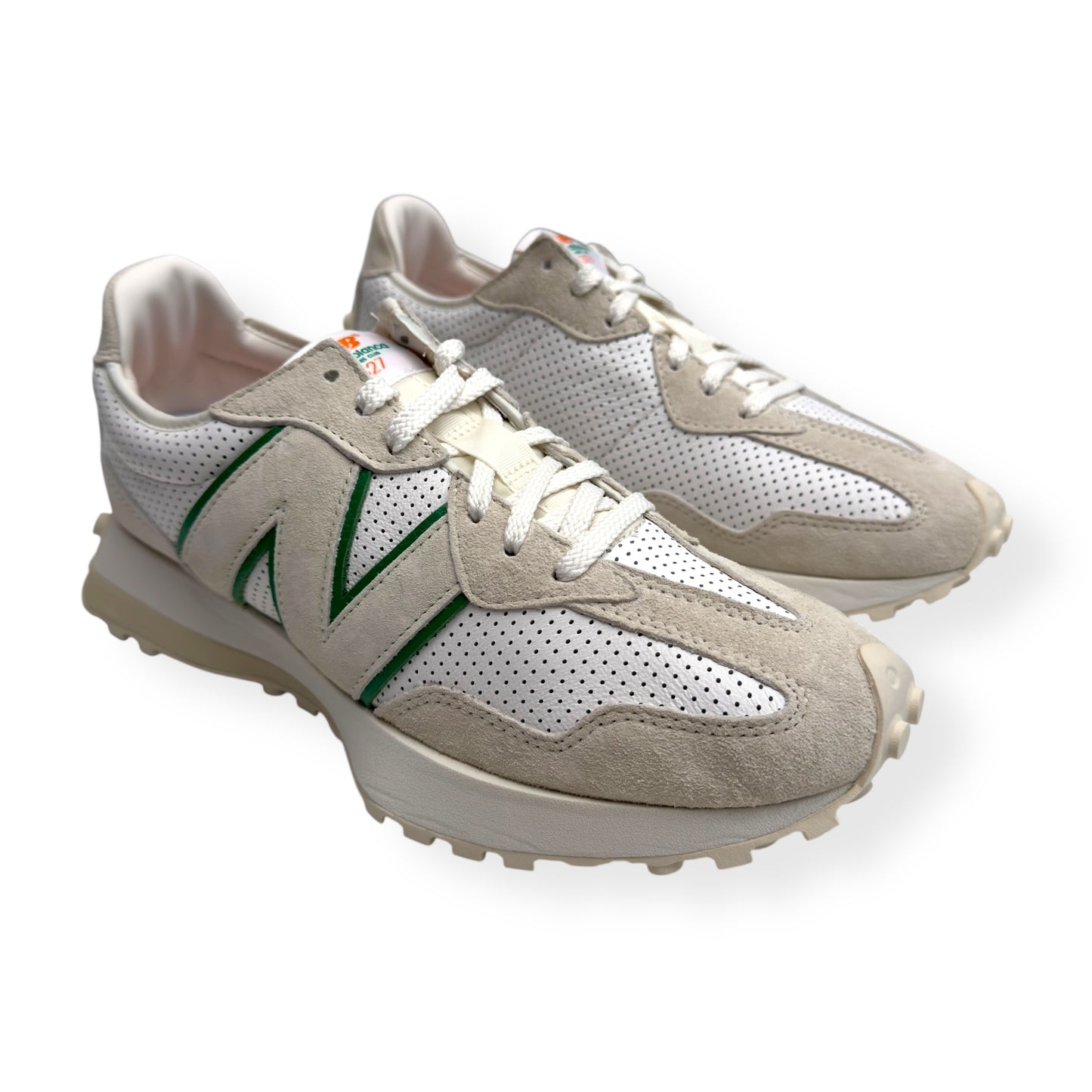 NEW BALANCE X CASABLANCA 327 SNEAKER WHITE / GREEN UK9.5