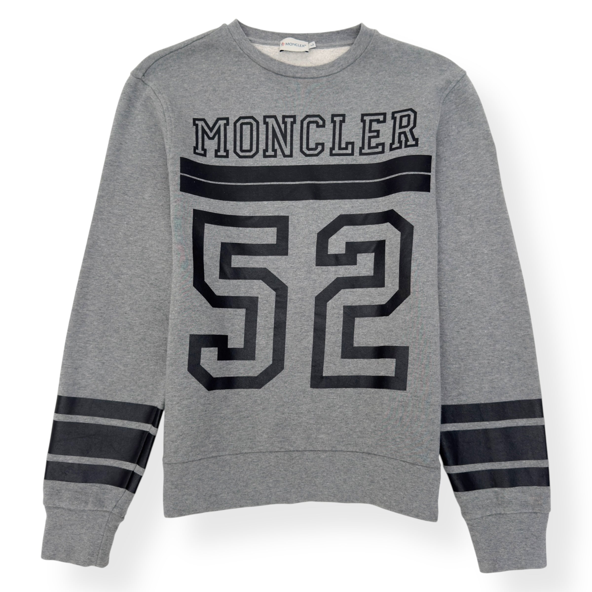 MONCLER 52 SWEATSHIRT GREY / BLACK L