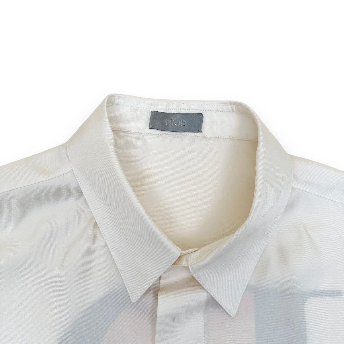 DIOR X JACK KEROUC ‘MOUNT ZION’ SILK SHIRT NATURAL L