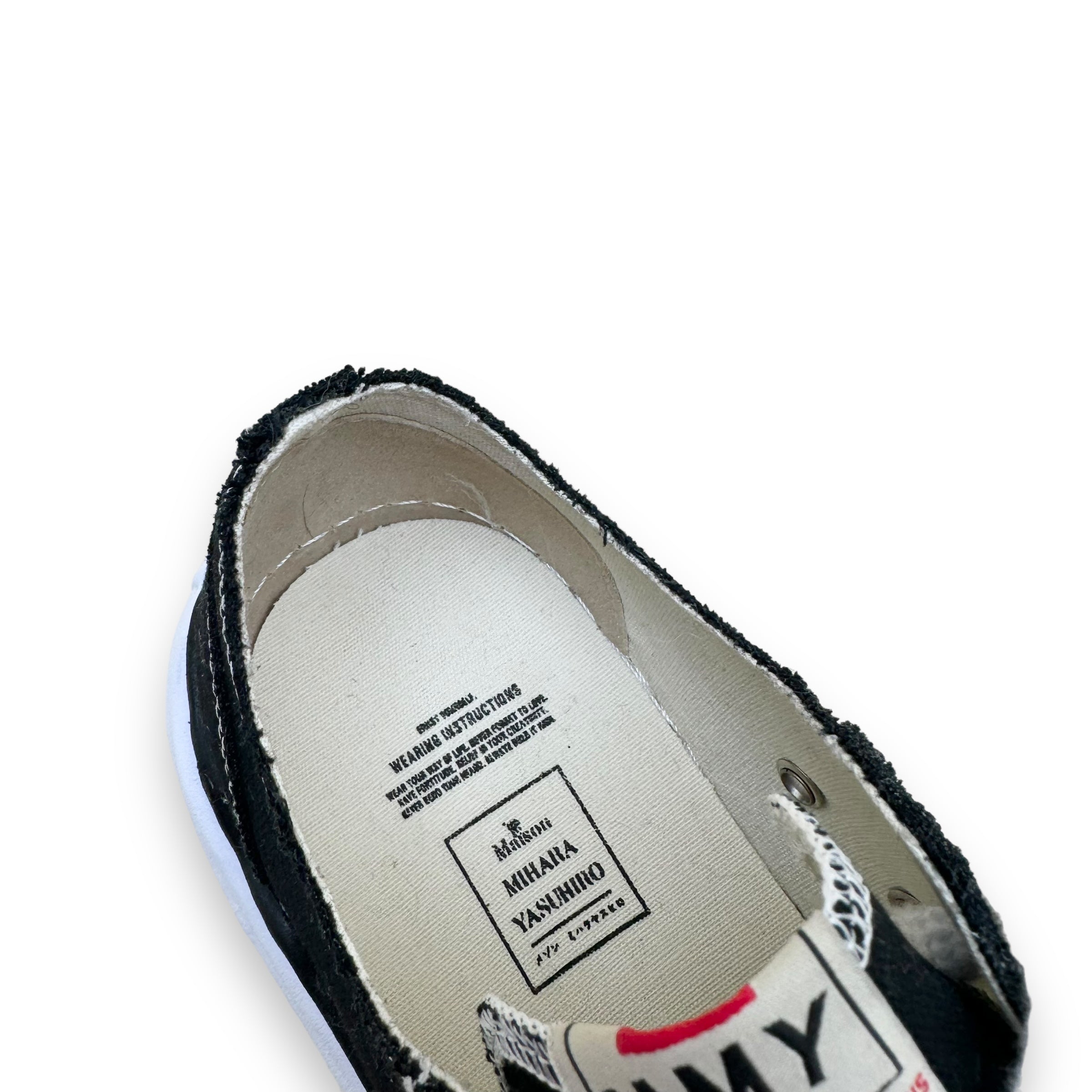 MAISON MIHARA YASUHIRO PETERSON ORIGINAL SOLE SNEAKER BLACK UK9