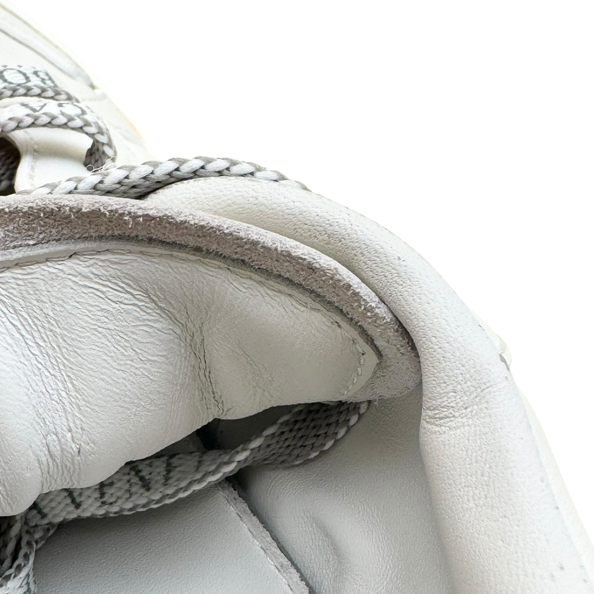 BOTTEGA VENETA SPEEDSTER LEATHER SNEAKER WHITE UK6.5
