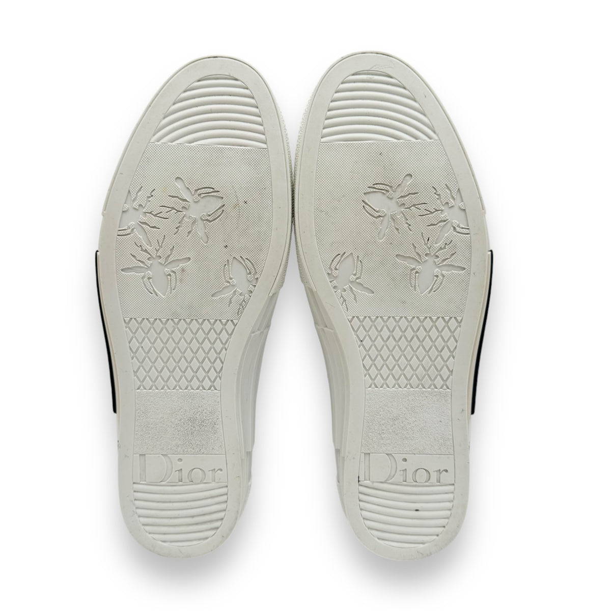DIOR B23 OBLIQUE HIGH TOP SNEAKER BLACK / WHITE UK10