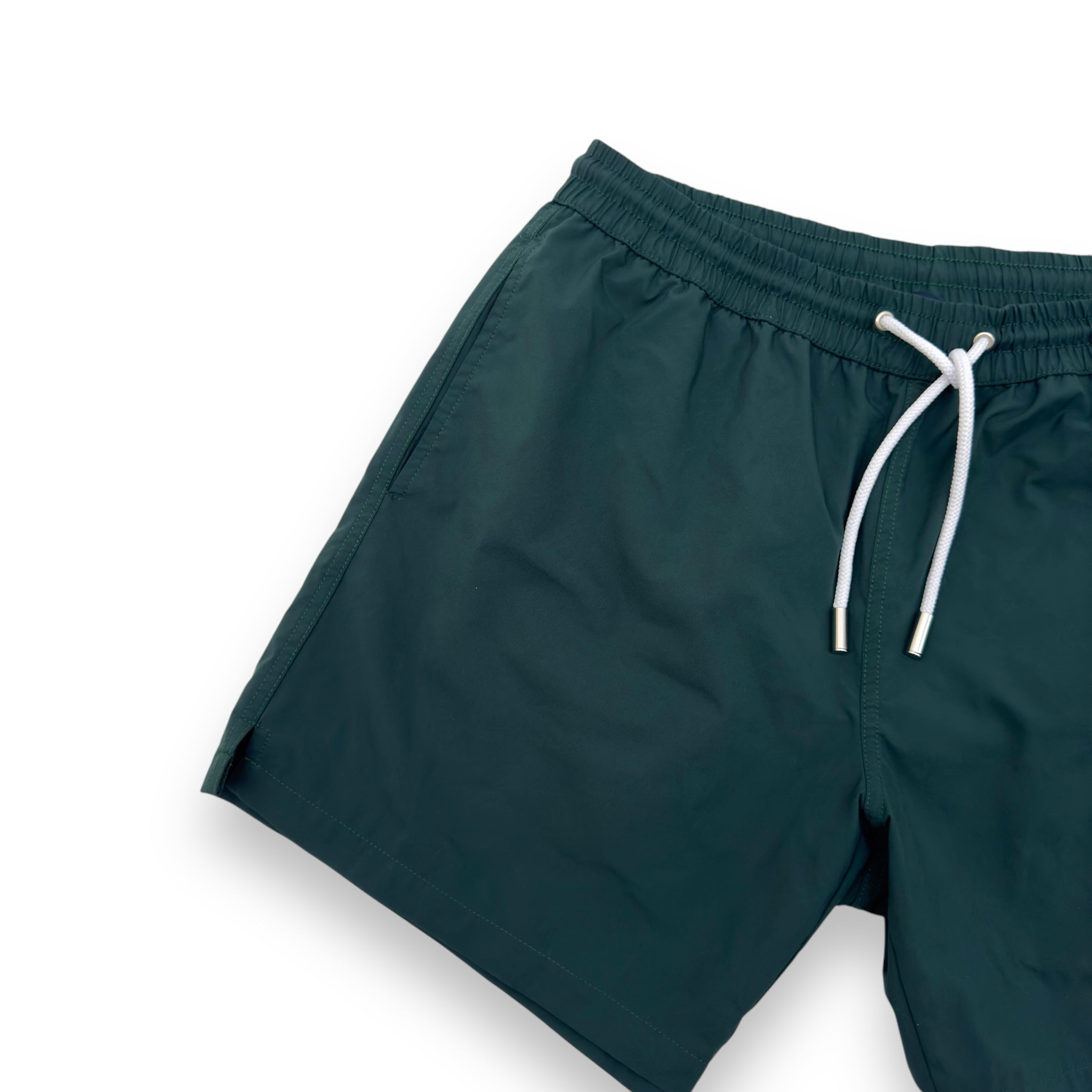 THOM SWEENEY SWIM SHORTS FOREST GREEN 32”