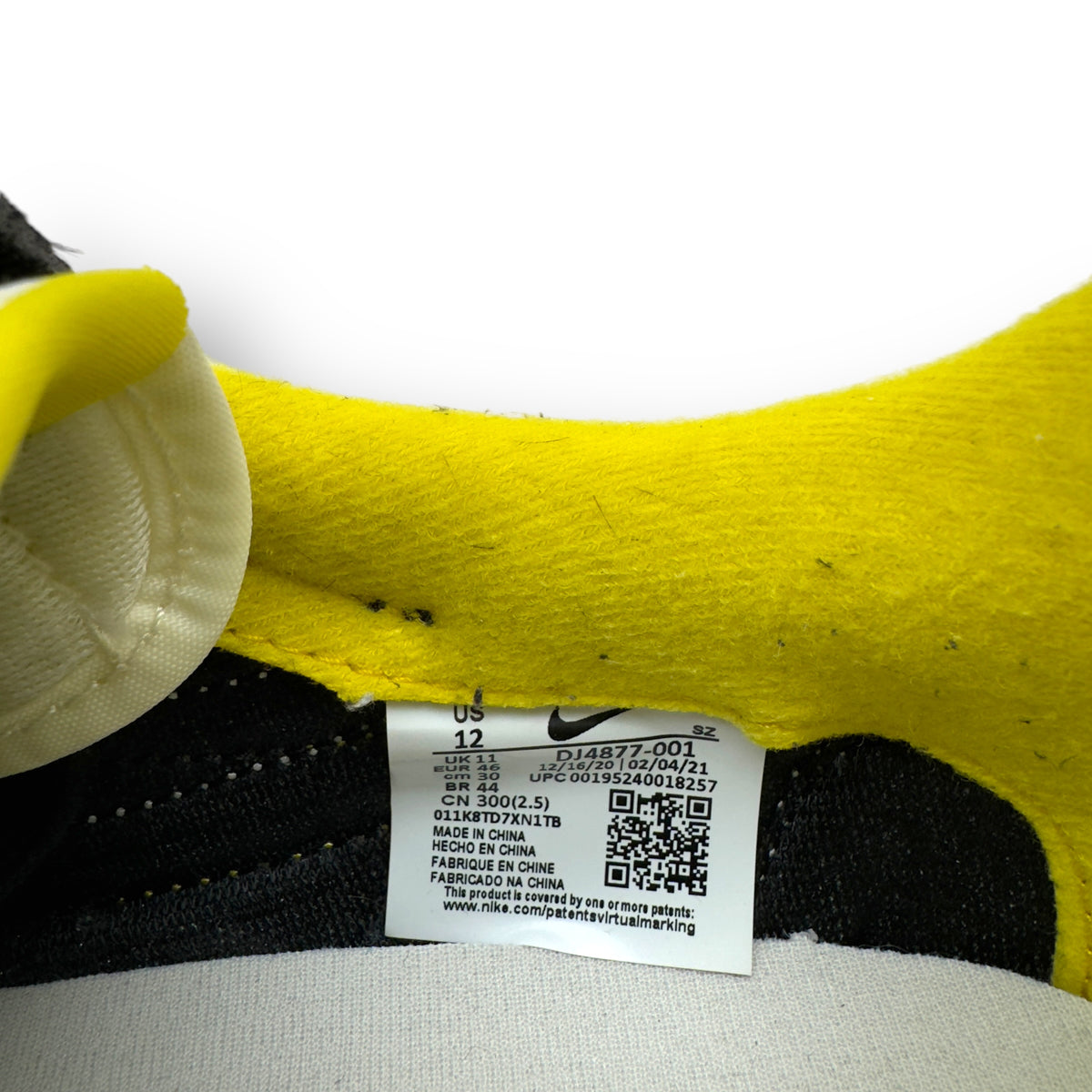 NIKE X SACAI X UNDERCOVER LD WAFFLE SNEAKER BRIGHT CITRON UK11