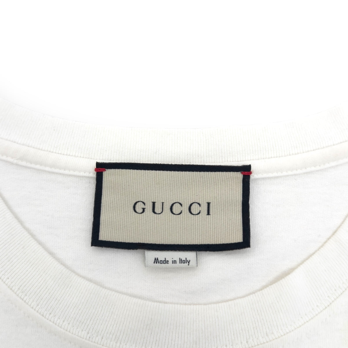 GUCCI GG OVERSIZED INTERLOCKING LOGO T-SHIRT IVORY S