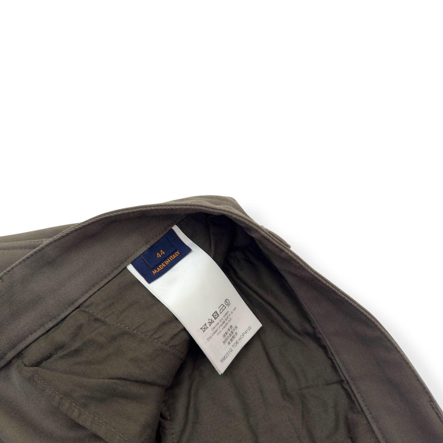 LOUIS VUITTON LVSE PANELLED CARGO PANTS KHAKI GREEN 44 / L