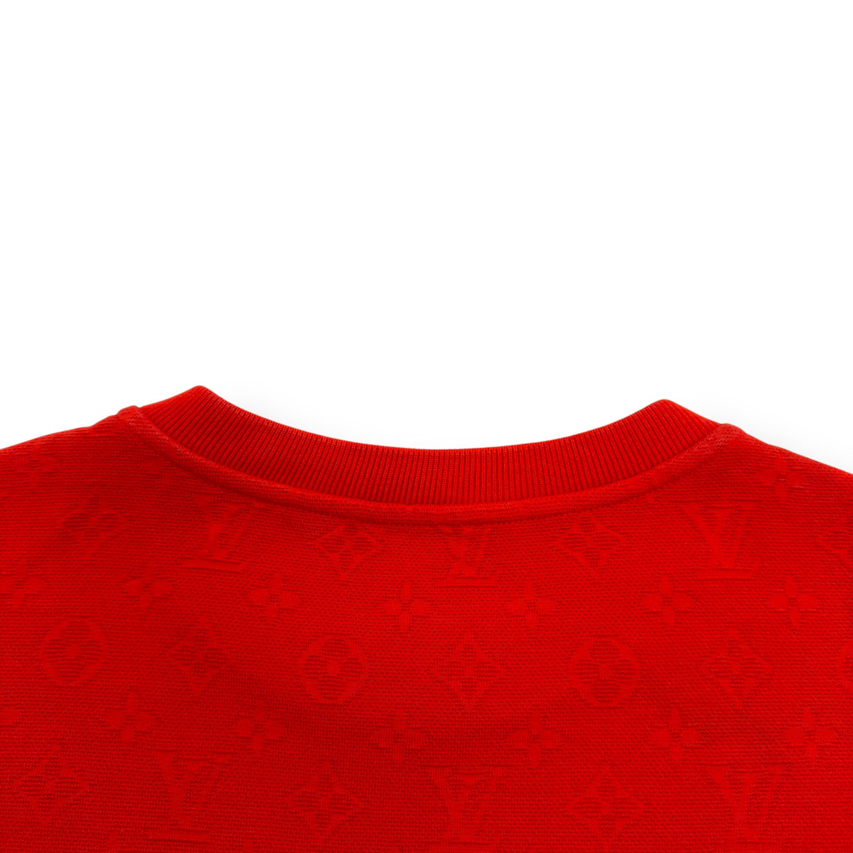 LOUIS VUITTON SIGNATURE 3D POCKET MONOGRAM T-SHIRT RED L