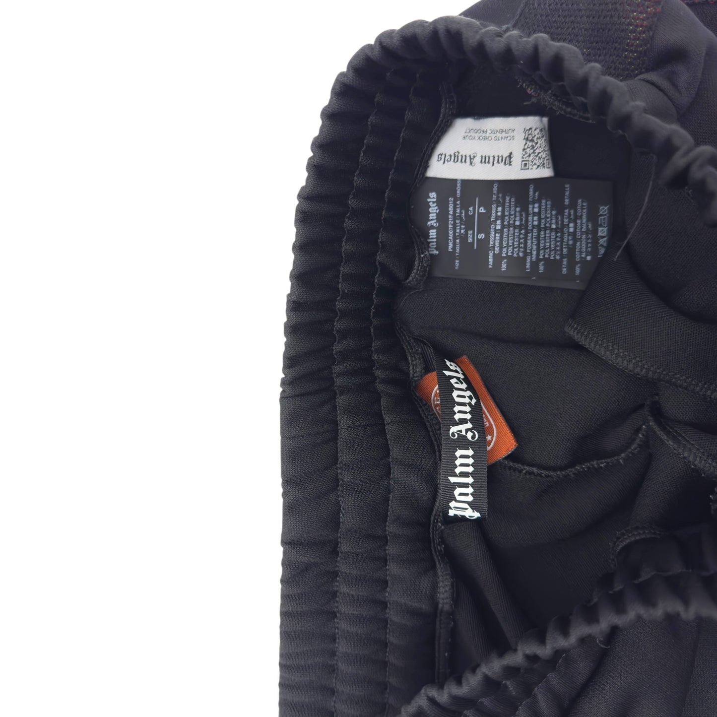 PALM ANGELS X MISSONI TRACK PANTS BLACK / MULTICOLOURED S