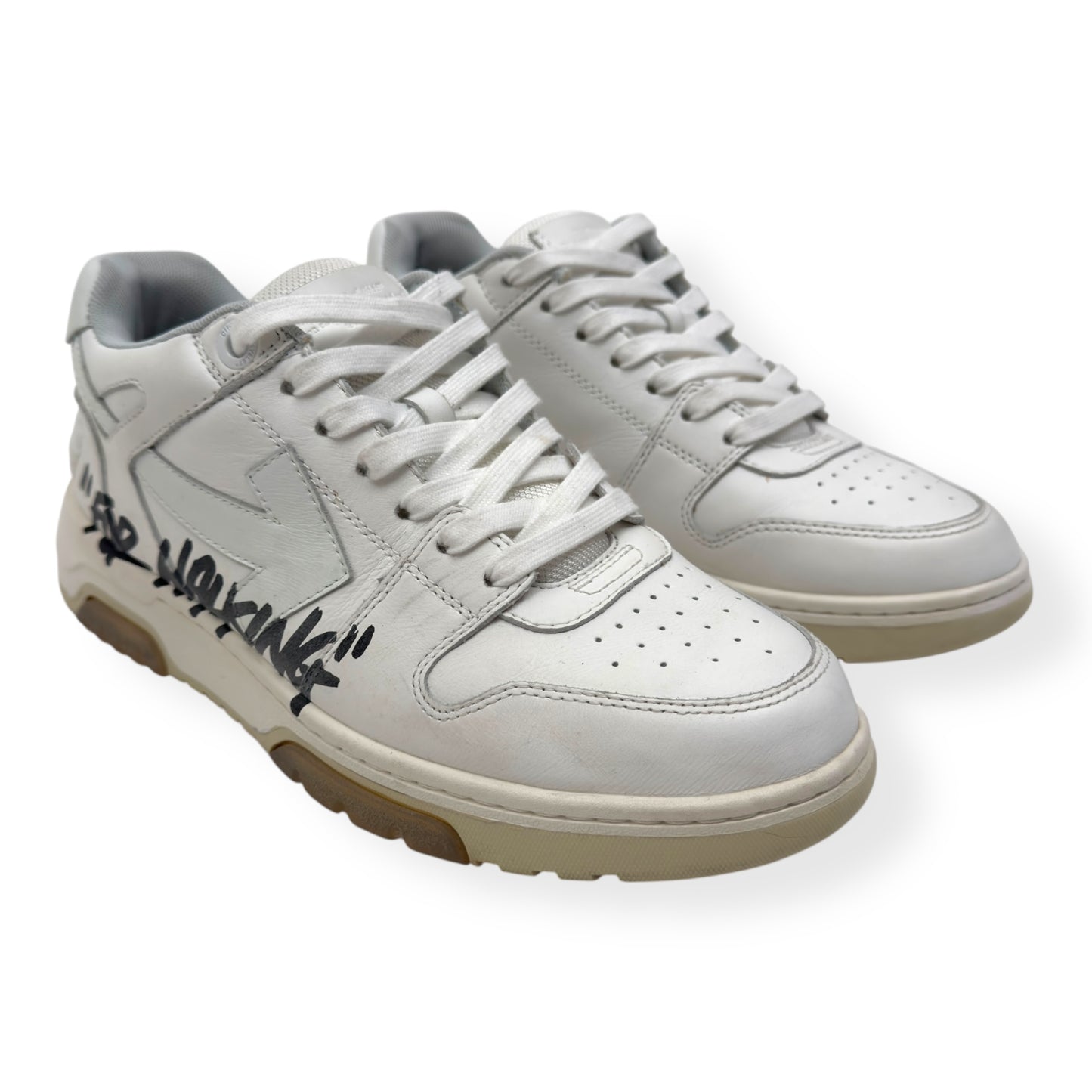OFF-WHITE OUT OF OFFICE LOW TOP SNEAKER WHITE / BLACK 41 / UK7
