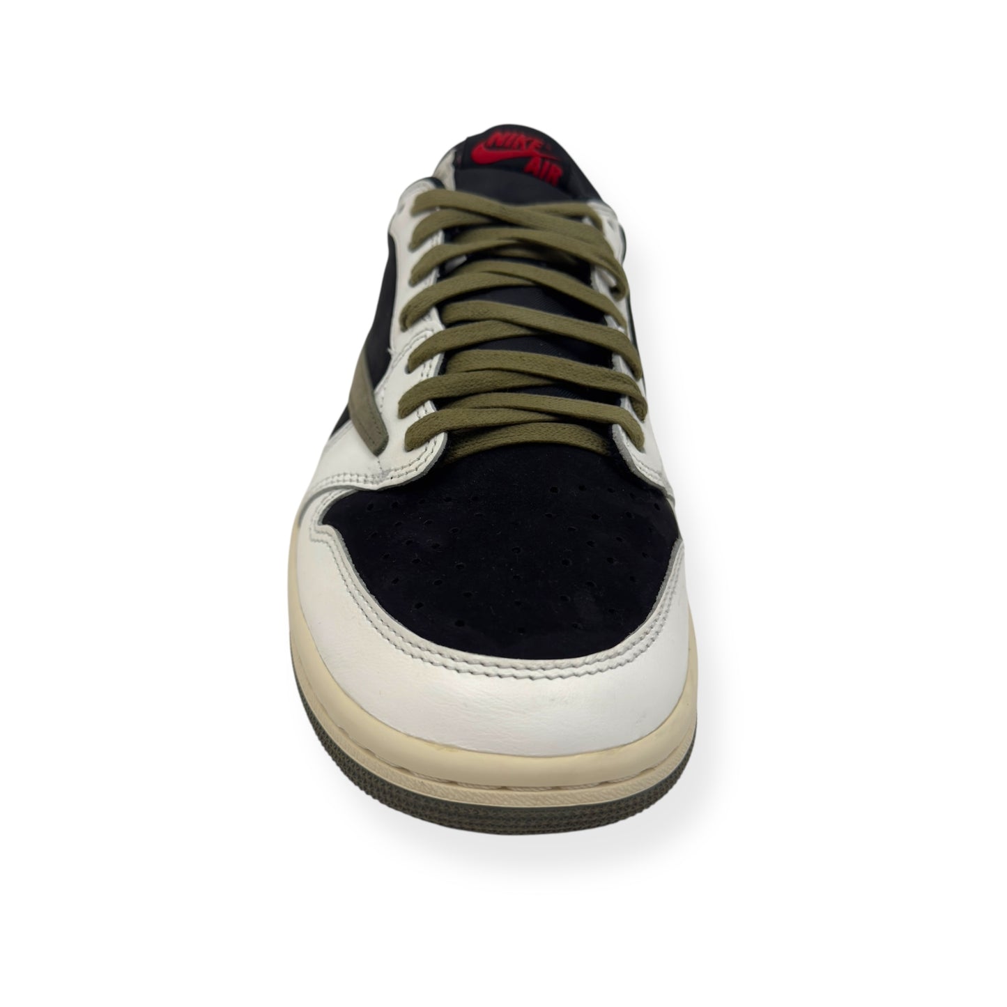 AIR JORDAN 1 LOW OG SP X TRAVIS SCOTT SNEAKER OLIVE UK8.5