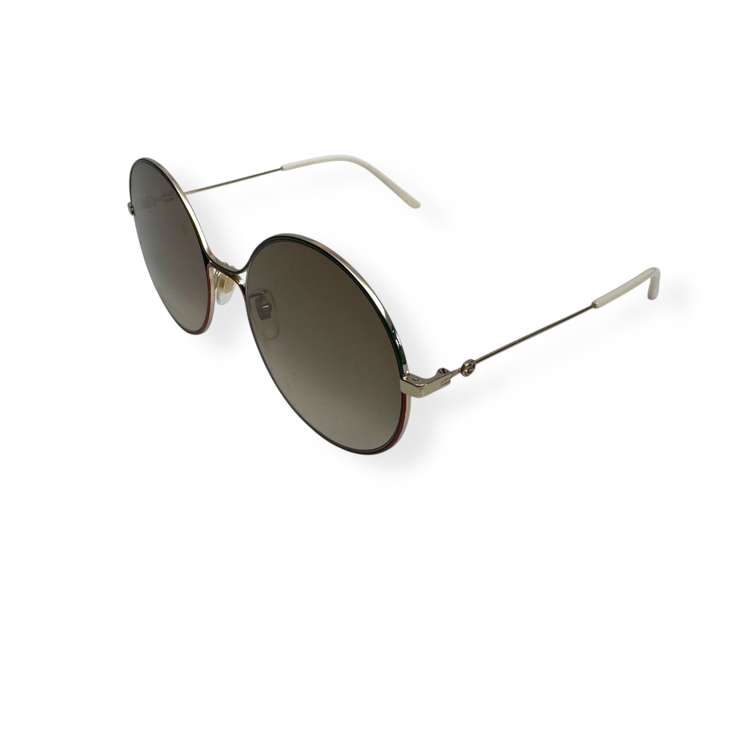GUCCI GG0395S ROUND LENSE SUNGLASSES GOLD