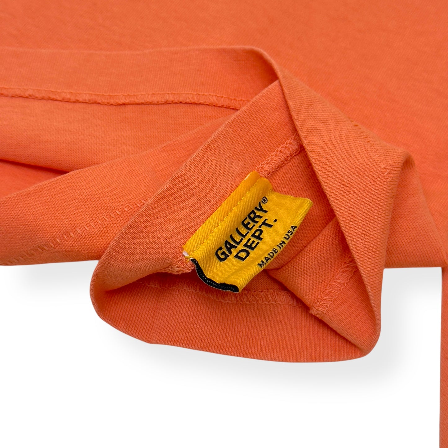 GALLERY DEPT. FRENCH COLLECTOR LONG-SLEEVE T-SHIRT ORANGE XL