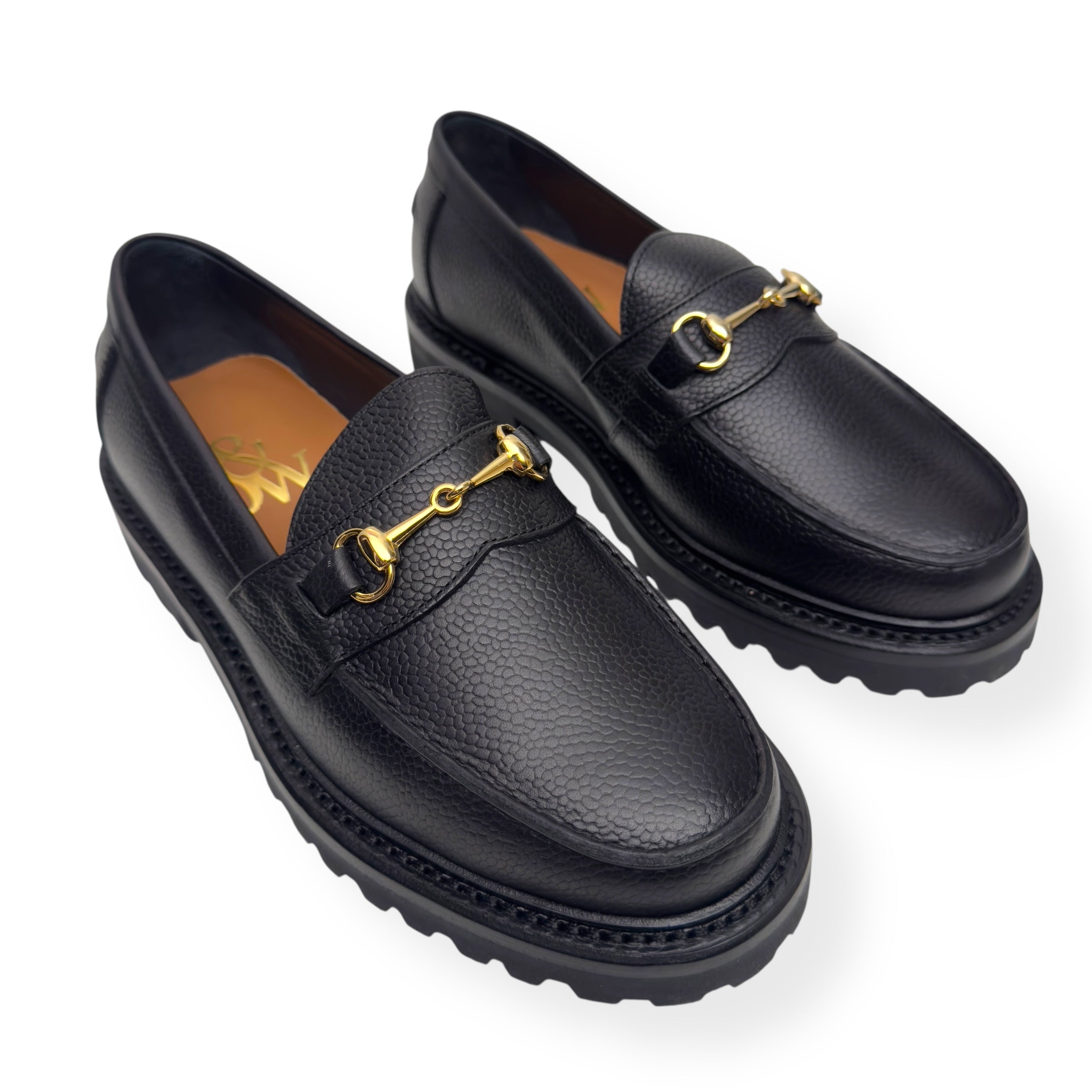 BLACKSTOCK & WEBER THE MASON HORSE BIT LOAFER ONYX US6.5 / UK5.5