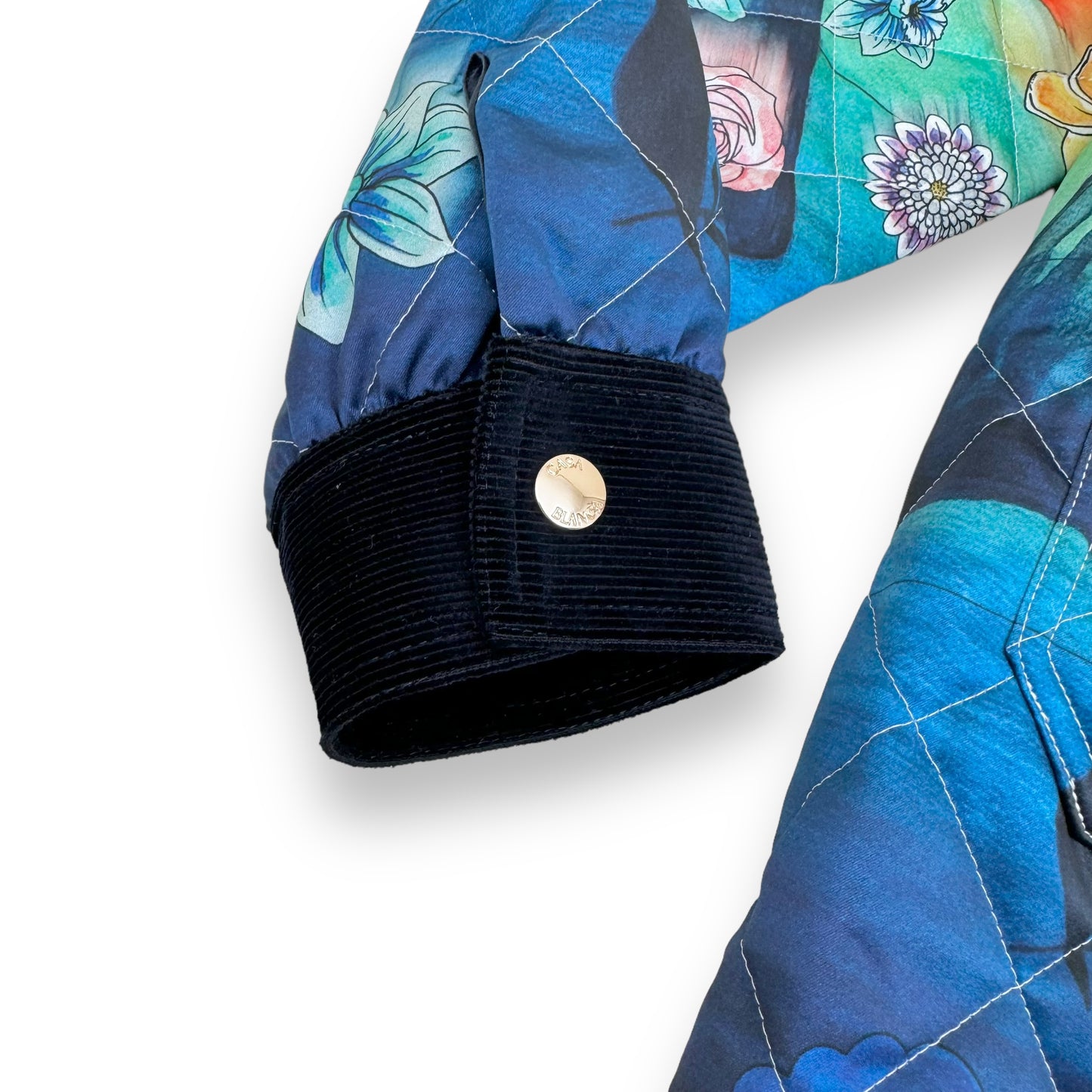 CASABLANCA PRINTED QUILTED HUNTING JACKET MULTICOLOURED XXXL