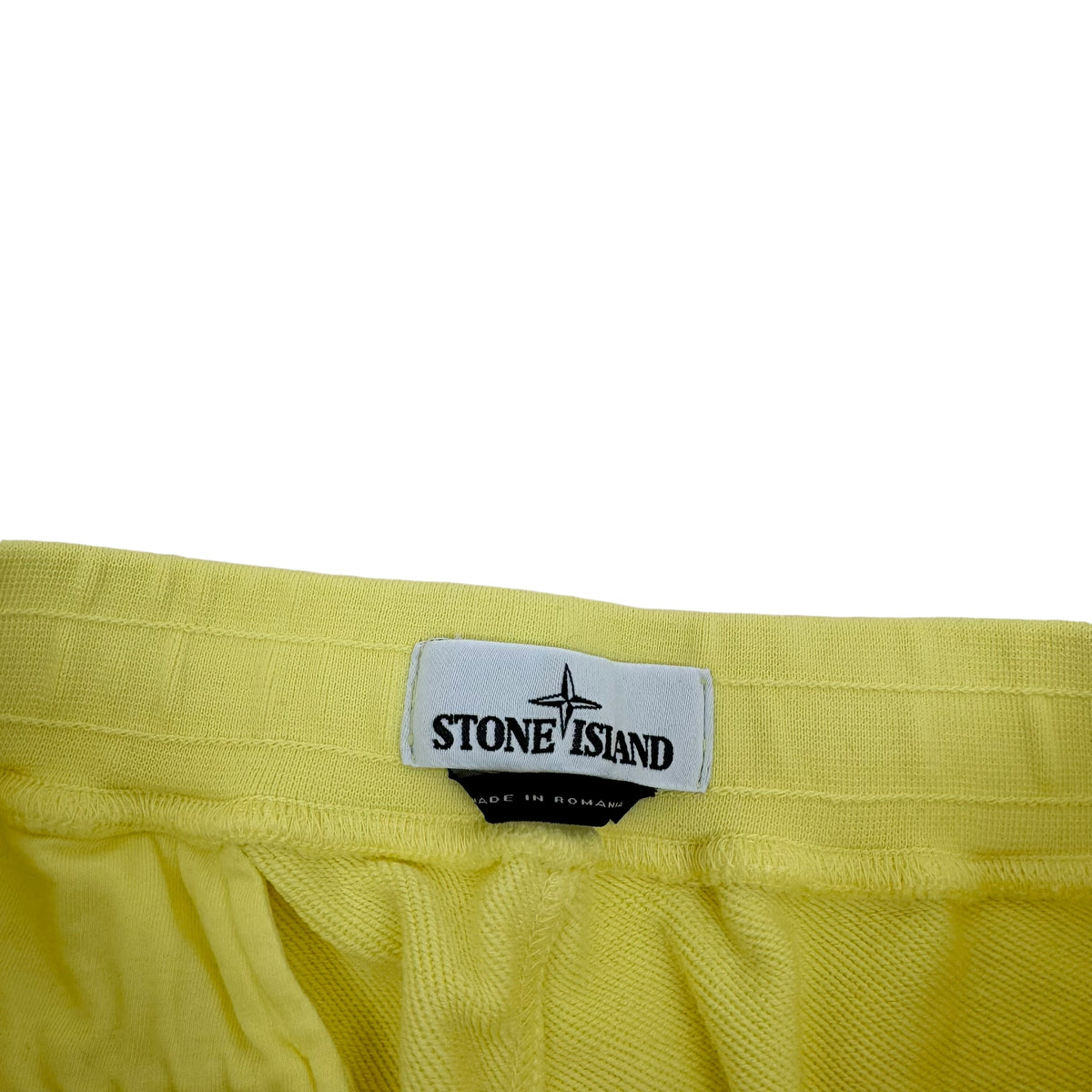 STONE ISLAND SWEAT SHORTS YELLOW L