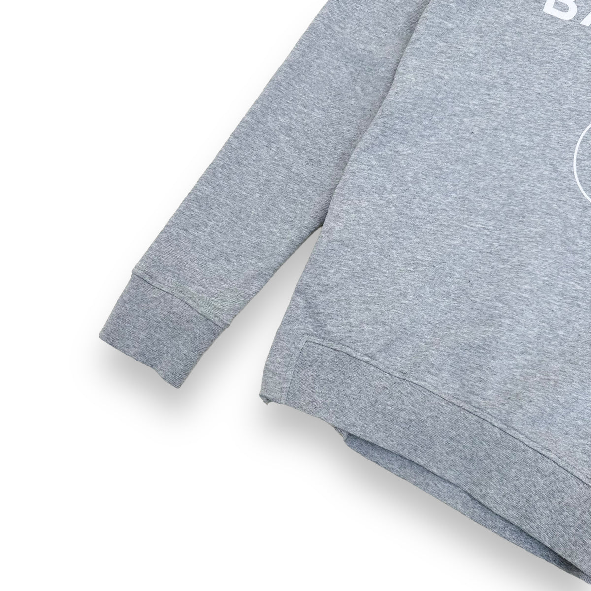 BALMAIN PARIS HOODIE GREY M