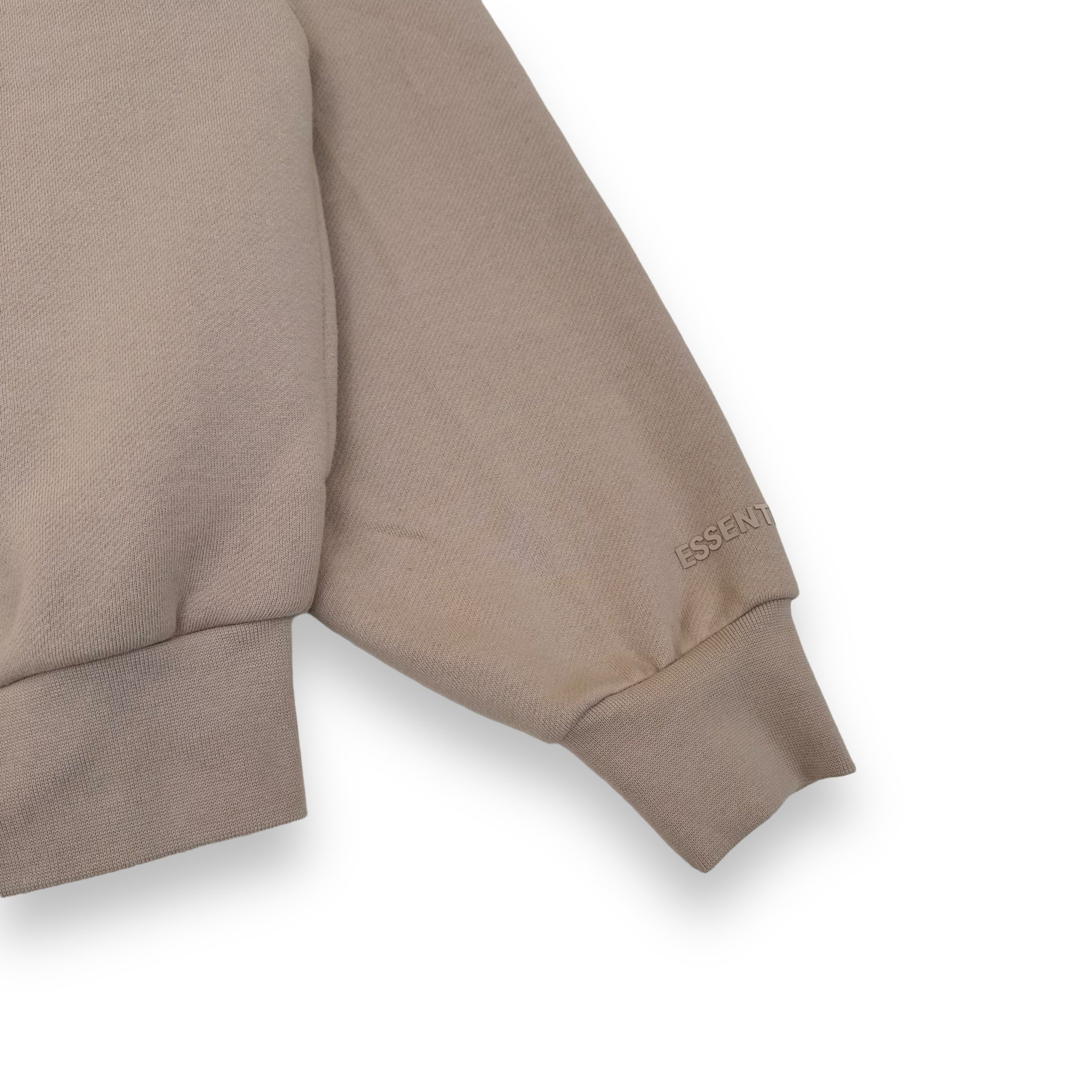 ESSENTIALS WOMENS ZIP-UP FLEECE JACKET SAND UK10