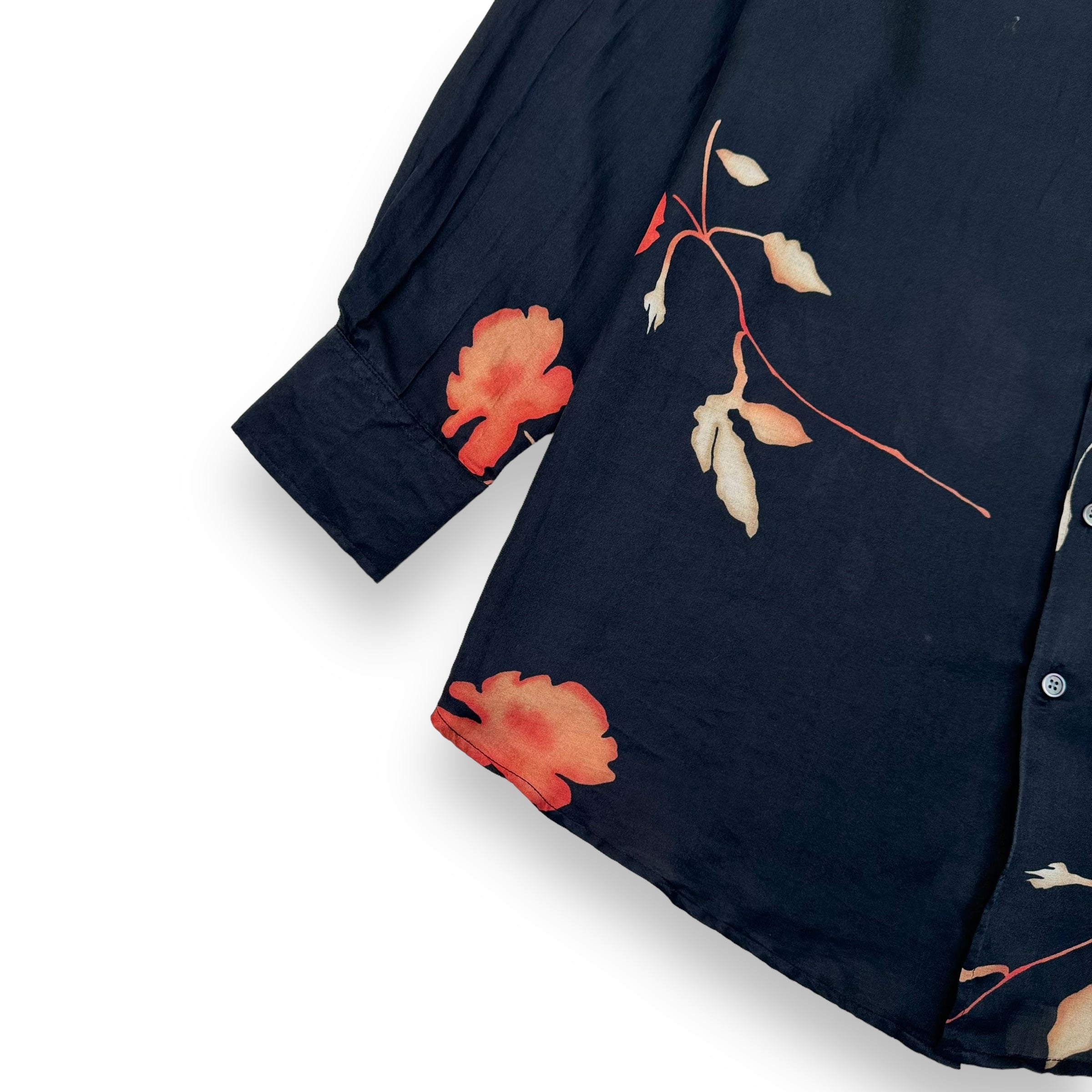 OUR LEGACY NOCTURNAL FLOWER PRINT SHIRT XXL