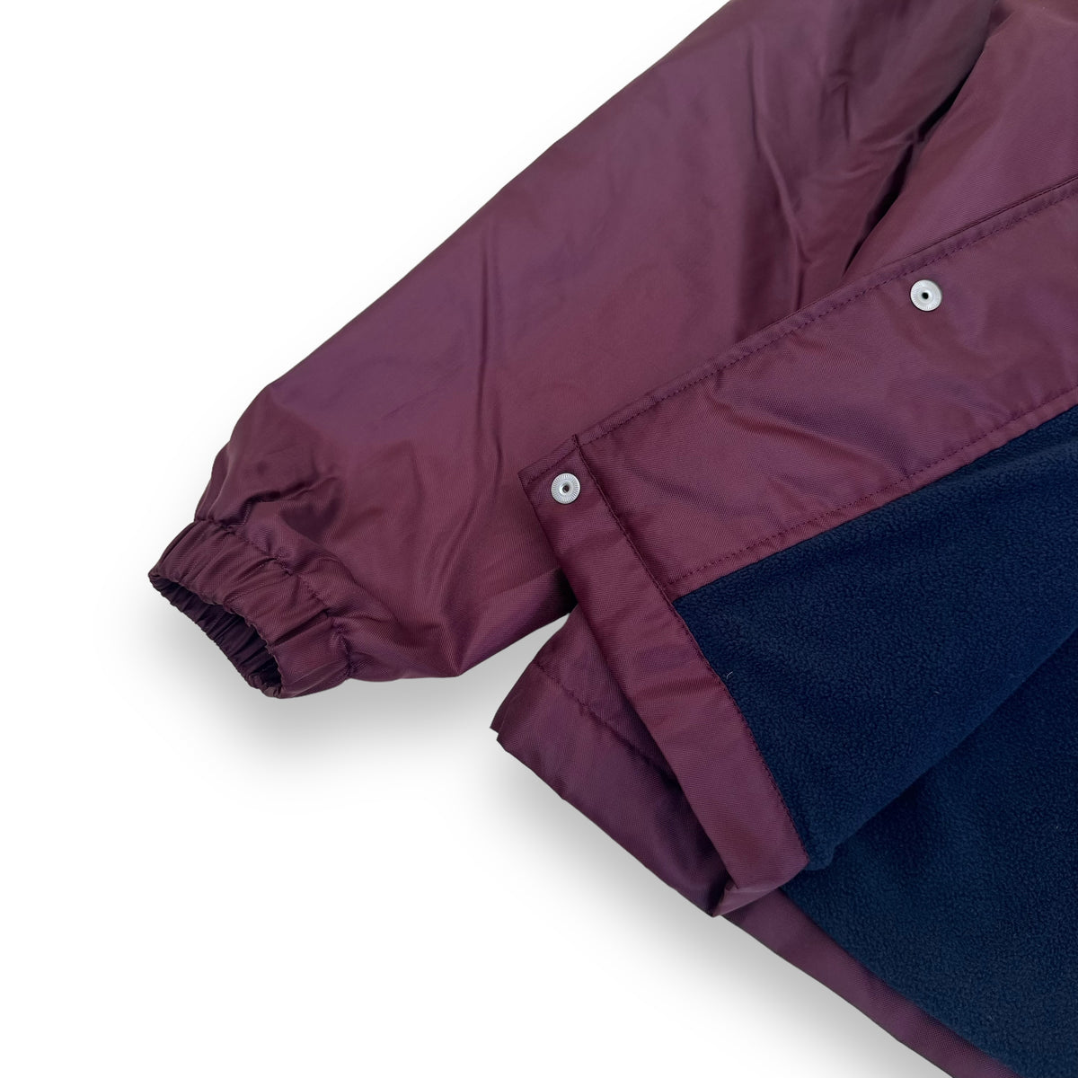 DRÔLE DE MONSIEUR PRINTED SHELL JACKET BURGUNDY XL