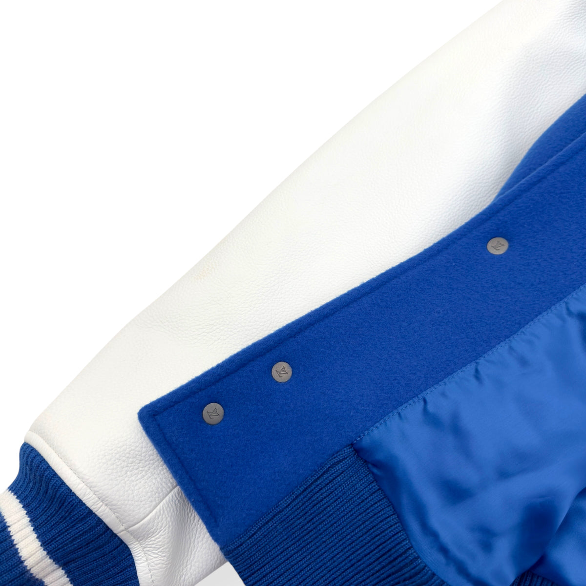 LOUIS VUITTON PUPPET VARSITY JACKET BLUE / WHITE 48 / S