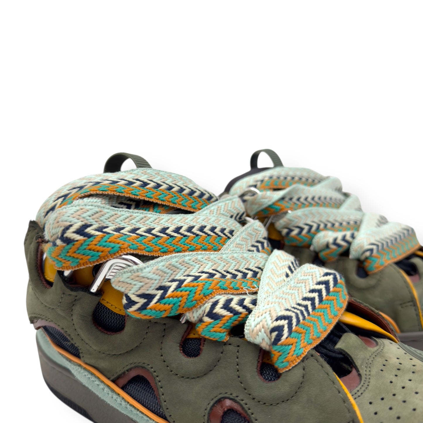 LANVIN CURB SNEAKER MOSS GREEN 42 / UK8