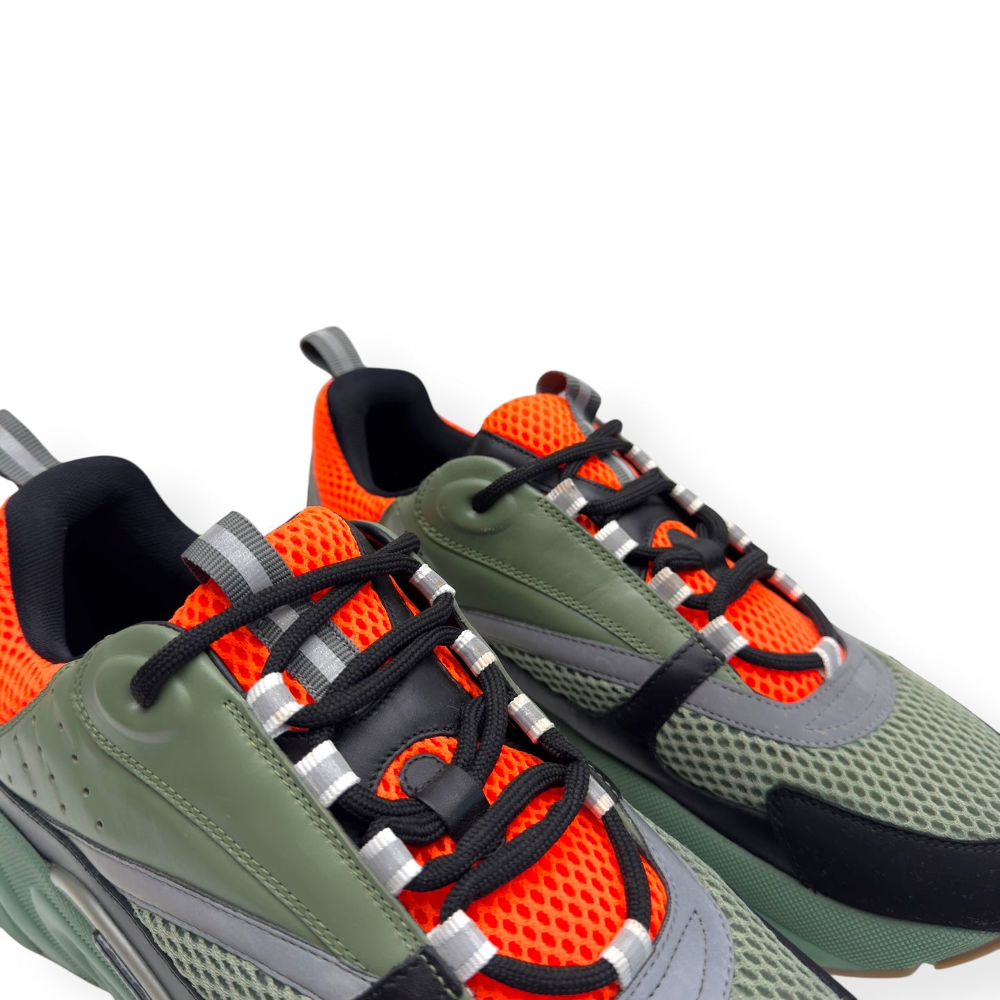 DIOR B22 SNEAKER GREEN / ORANGE UK10
