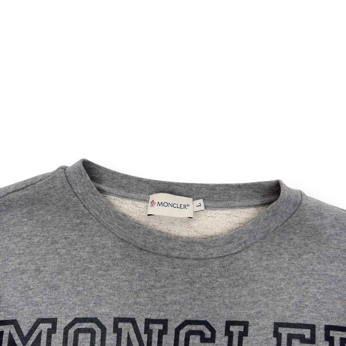 MONCLER 52 SWEATSHIRT GREY / BLACK L