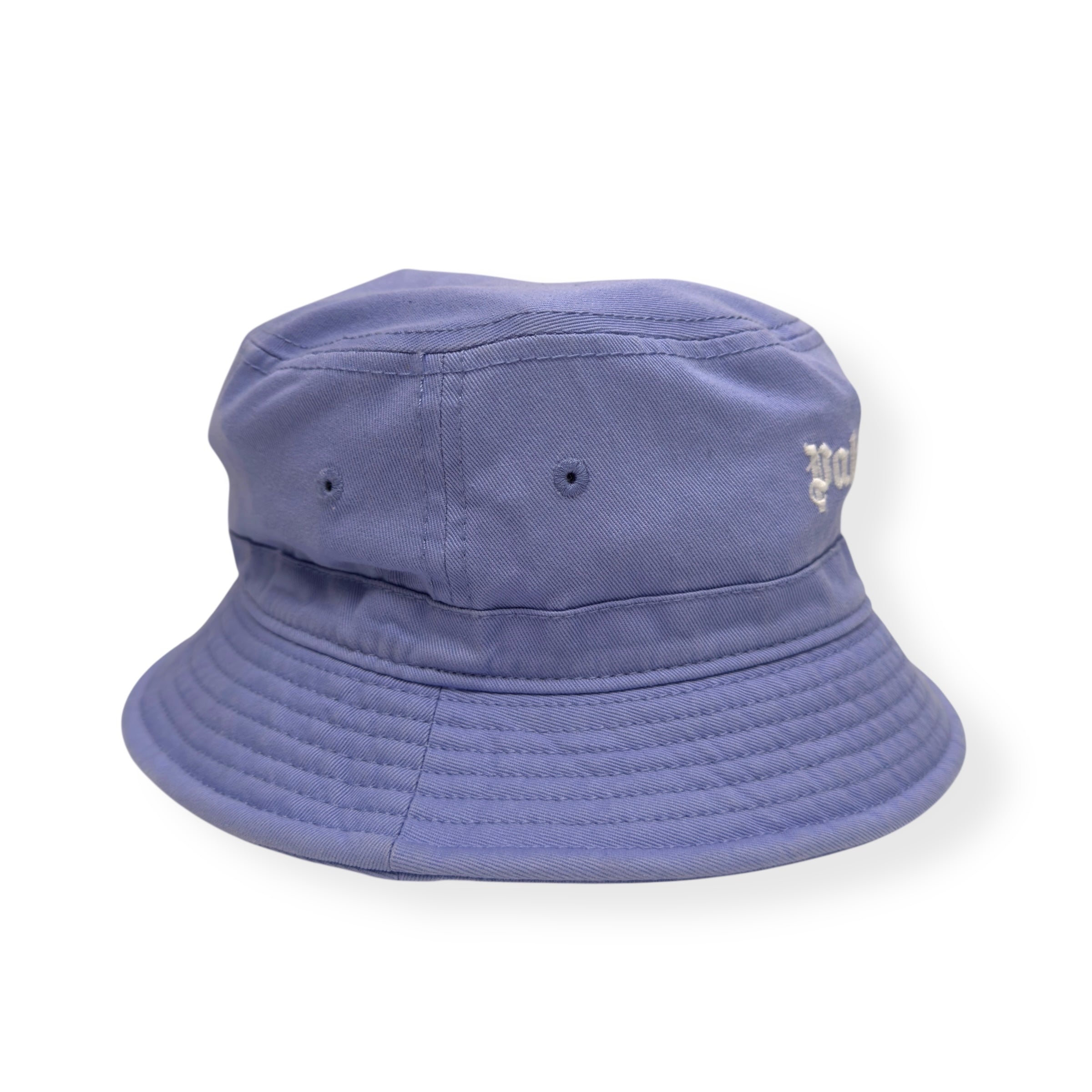 PALM ANGELS CLASSIC BUCKET HAT LILAC / WHITE O/S