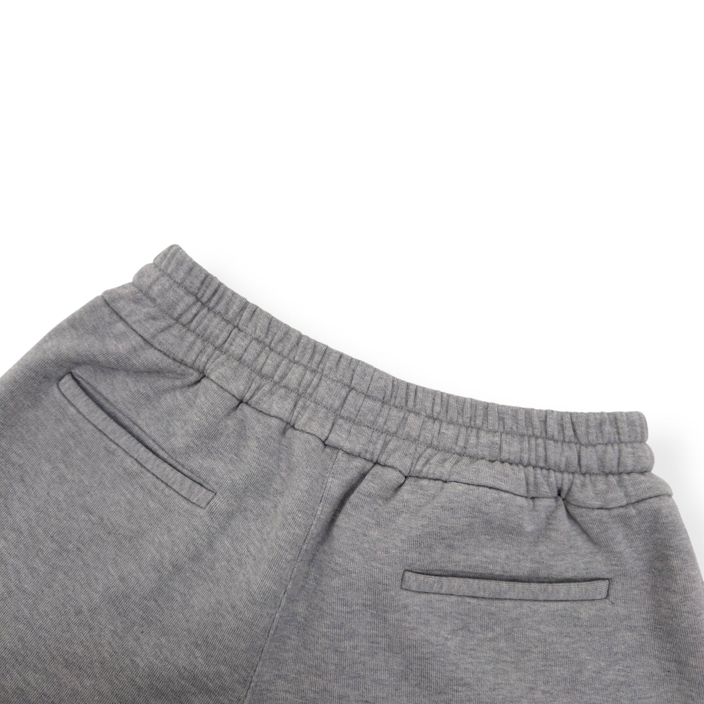 MIU MIU COTTON LOGO SHORTS GREY / BLACK S