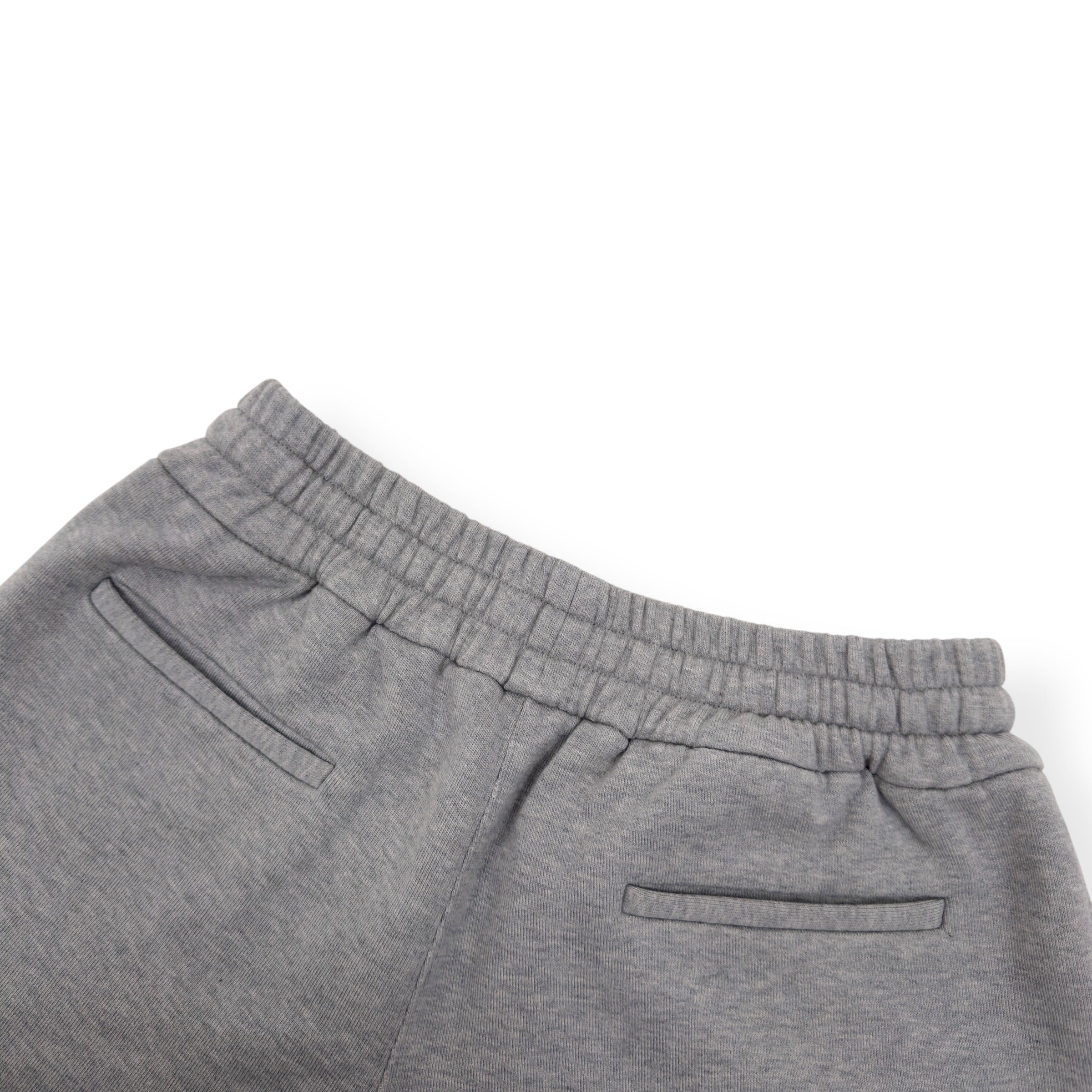 MIU MIU COTTON LOGO SHORTS GREY / BLACK S