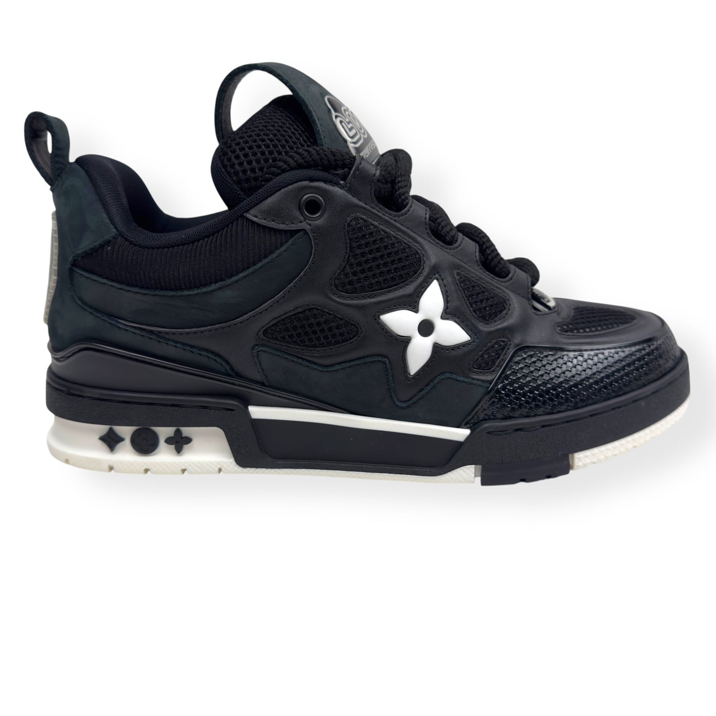 LOUIS VUITTON LV SKATE SNEAKER LUXURY BLACK UK7