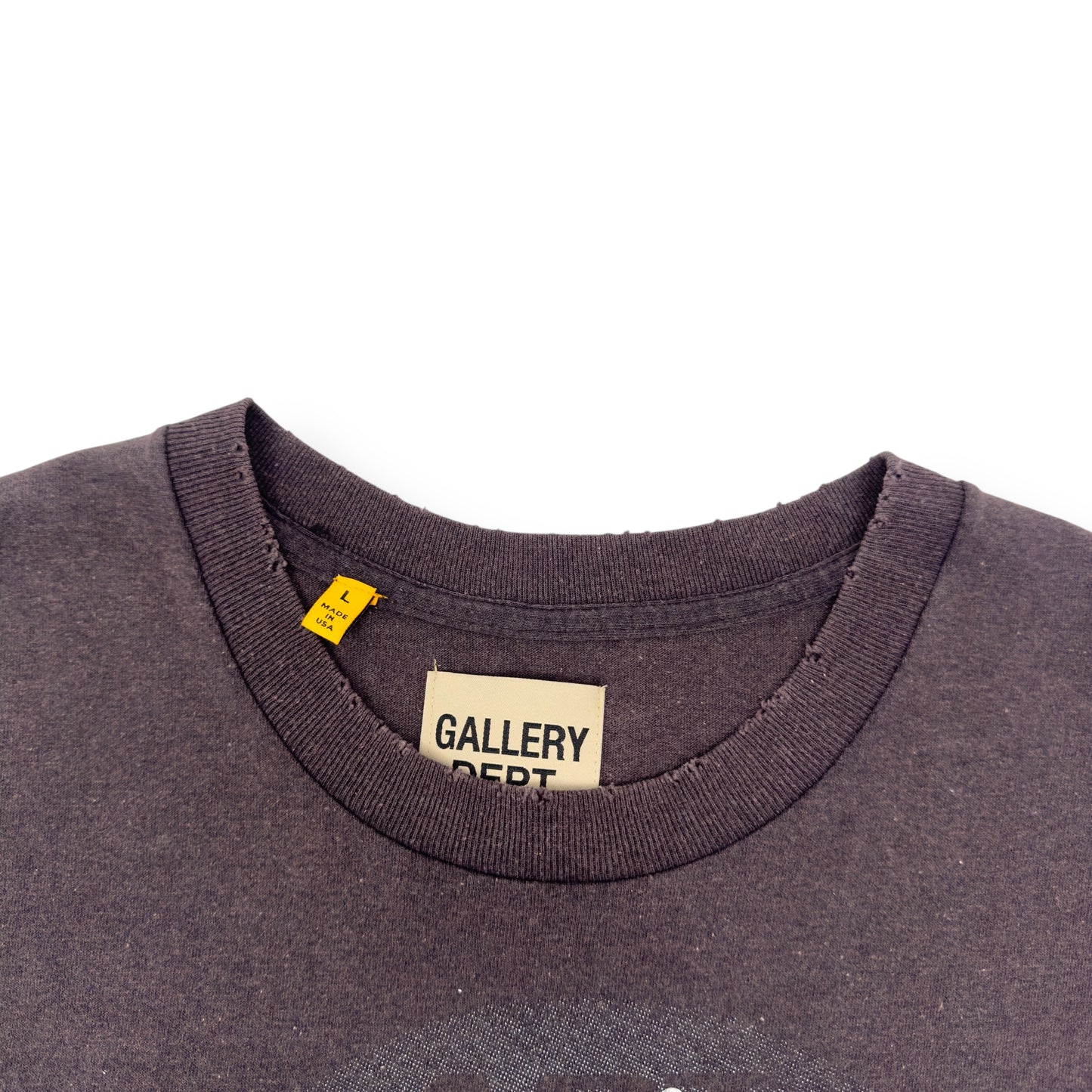 GALLERY DEPT. ATK ROD PRINTED COTTON T-SHIRT GREY L