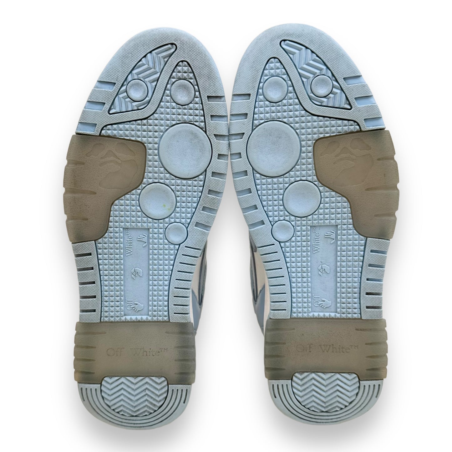 OFF-WHITE OUT OF OFFICE SNEAKER BLUE / WHITE UK9