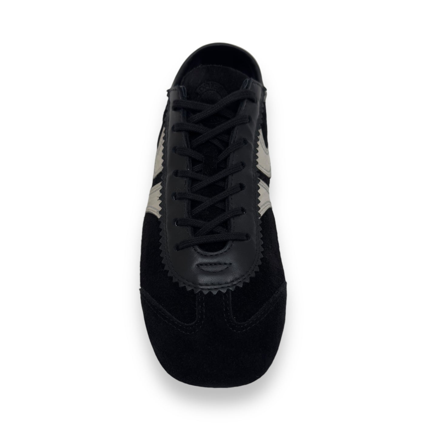 DRIES VAN NOTEN 70’S SUEDE LOW TOP SNEAKER BLACK / WHITE UK7.5