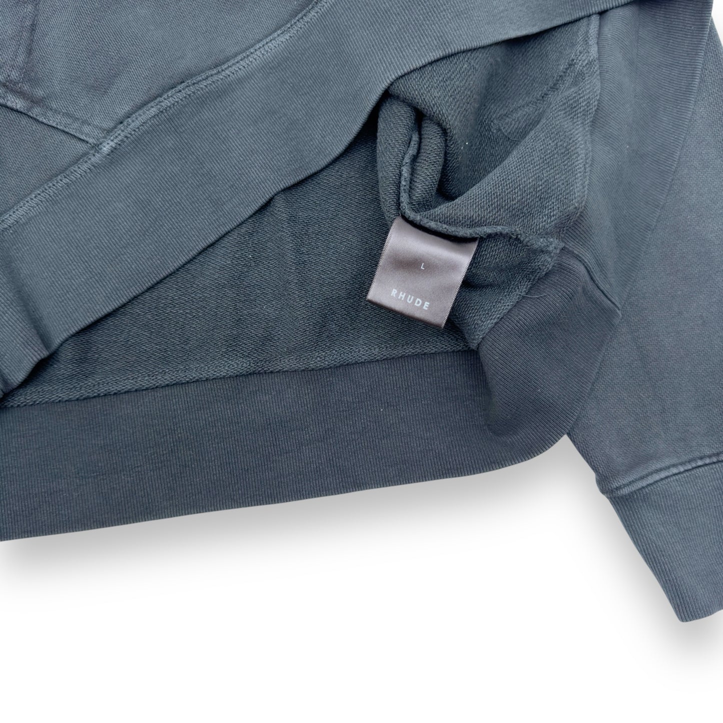 RHUDE SHOCKER HOODIE NAVY L