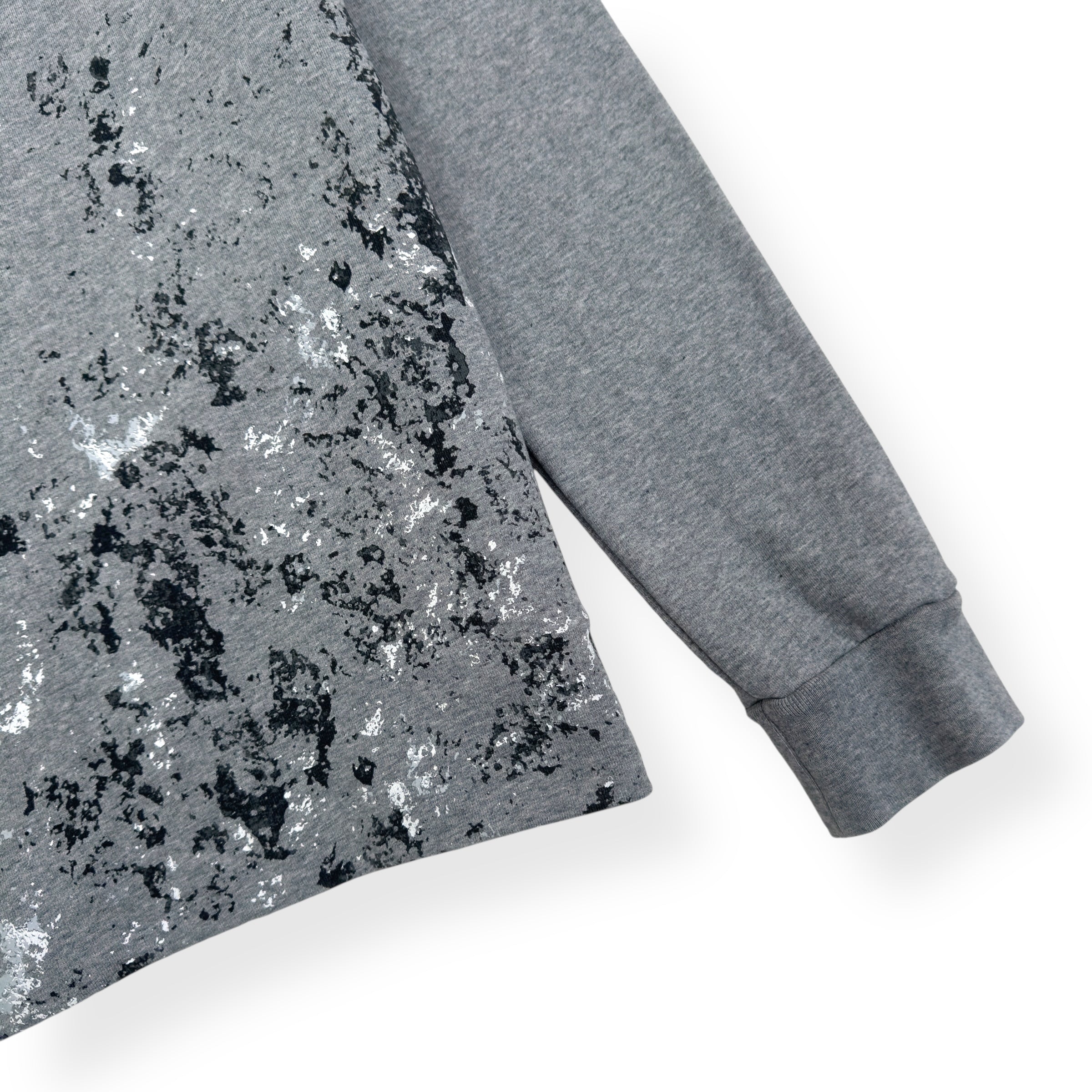 BALENCIAGA PAINT SPLATTER SWEATSHIRT GREY / BLACK / WHITE L