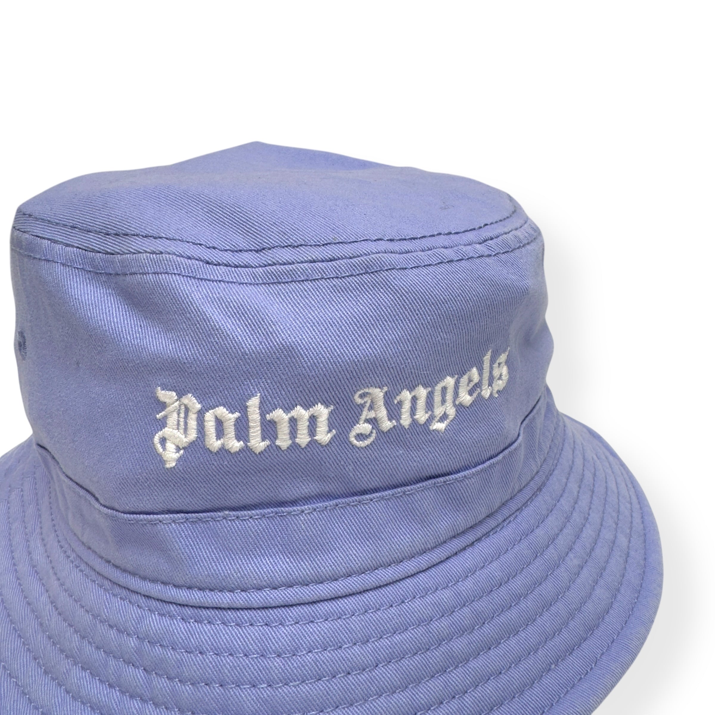 PALM ANGELS CLASSIC BUCKET HAT LILAC / WHITE O/S