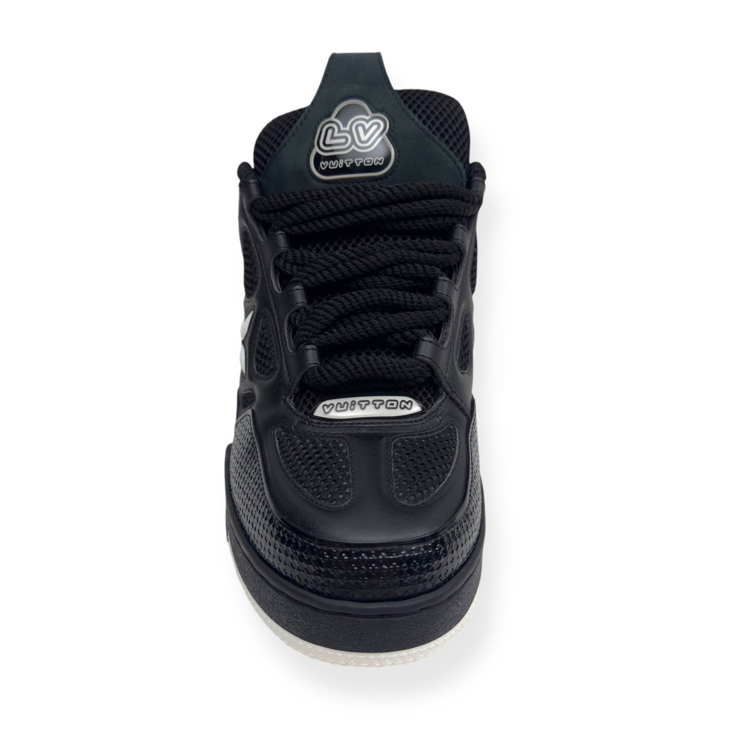 LOUIS VUITTON LV SKATE SNEAKER LUXURY BLACK UK7