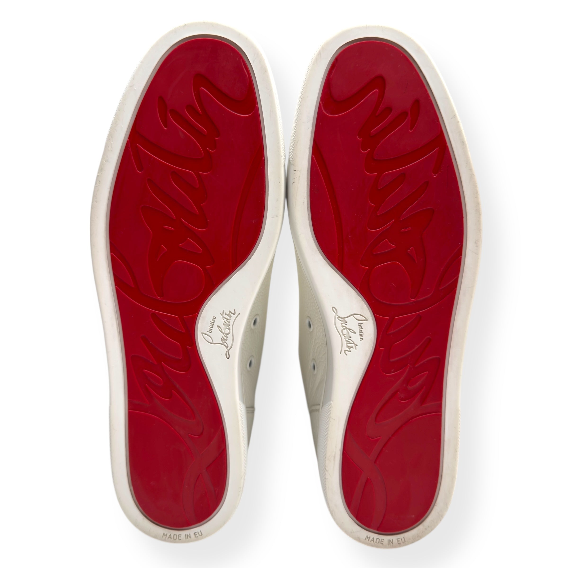 CHRISTIAN LOUBOUTIN RANTULOW LEATHER SNEAKER WHITE 43 / UK9