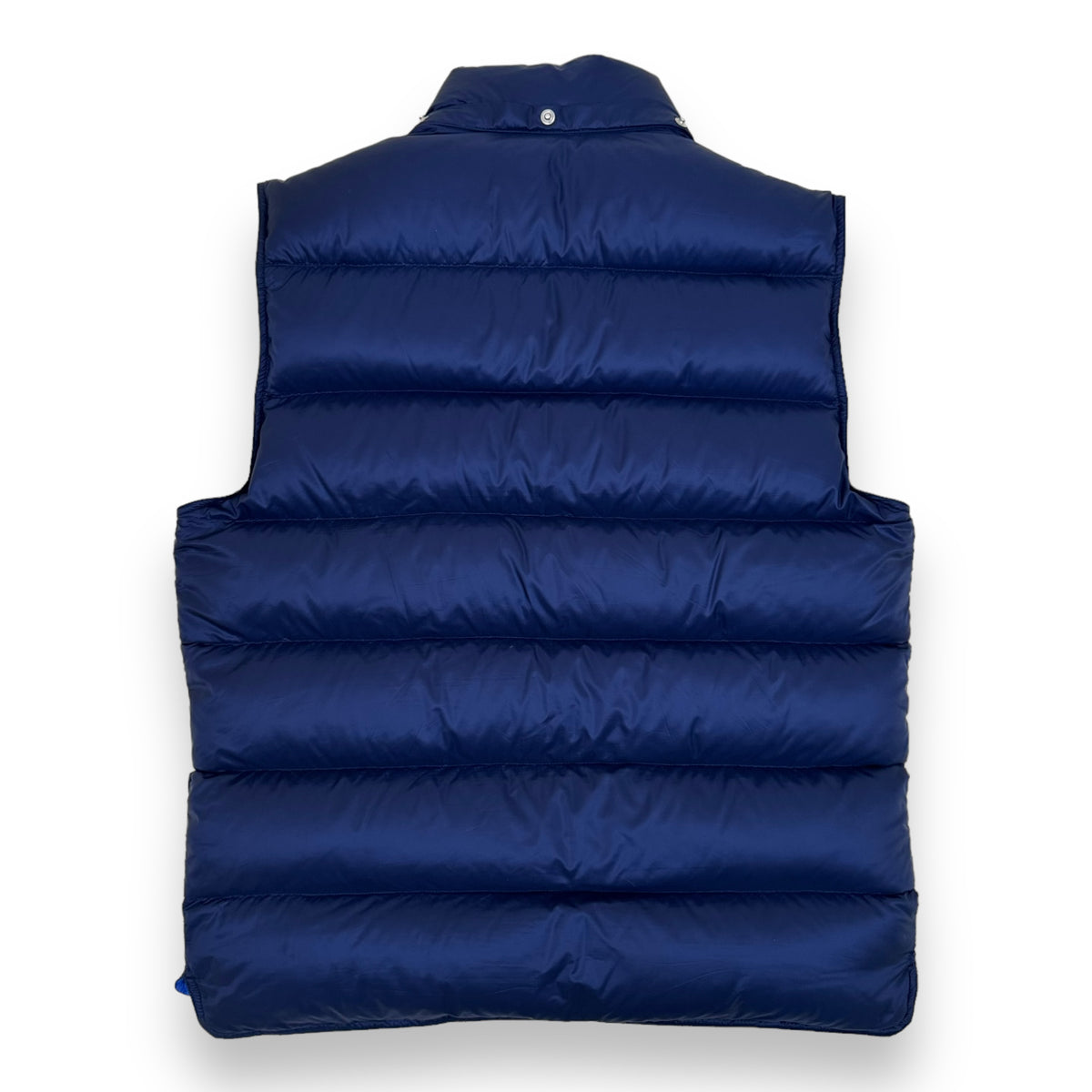 MONCLER BILLECART GILET PUFFER JACKET NAVY BLUE L
