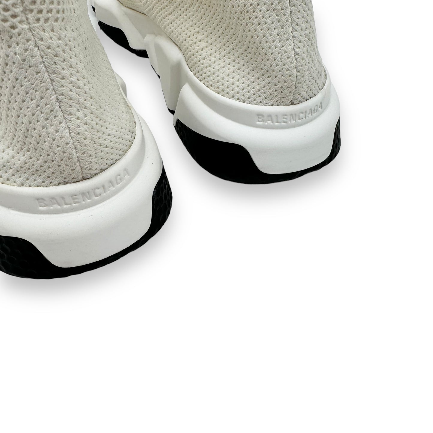BALENCIAGA SPEED LACE UP SNEAKER WHITE UK9