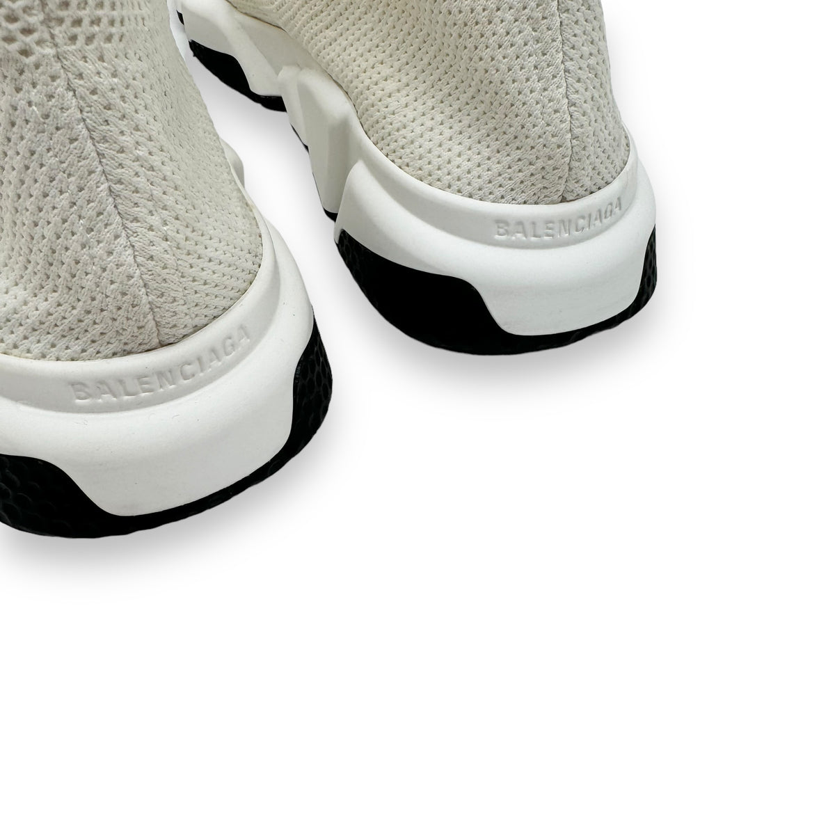 BALENCIAGA SPEED LACE UP SNEAKER WHITE UK9