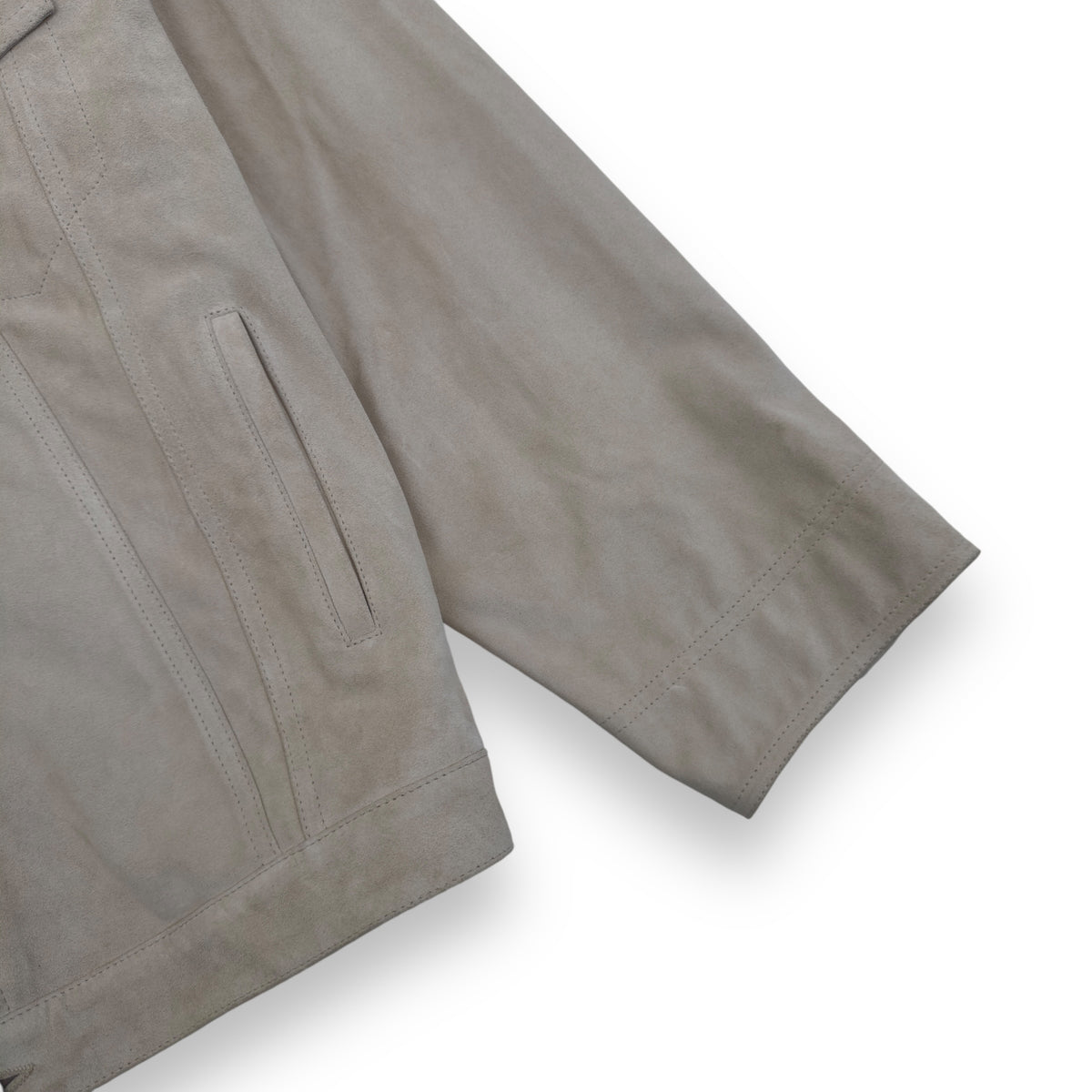 OFF-WHITE TAFT POINT LEATHER JACKET SAND / BLACK L