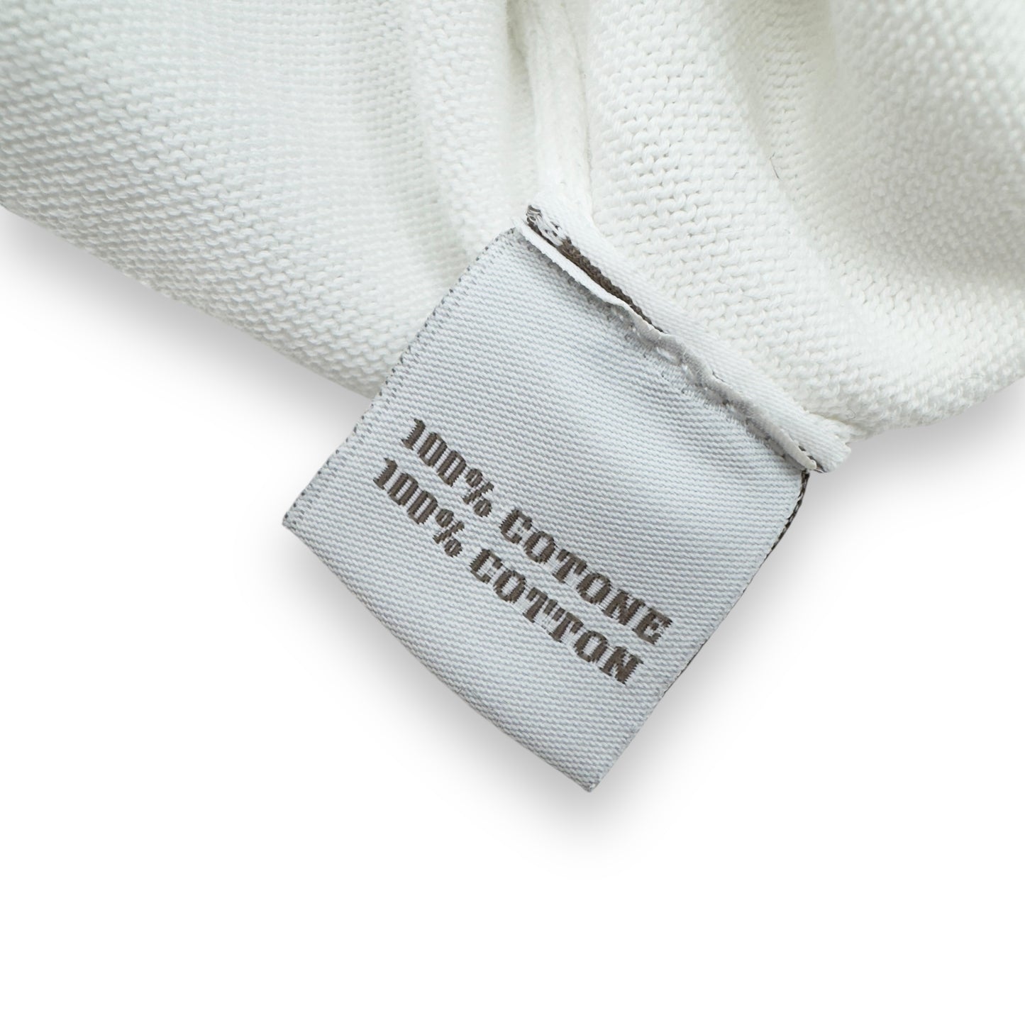 THOM SWEENEY COTTON LONG SLEEVE T-SHIRT WHITE M