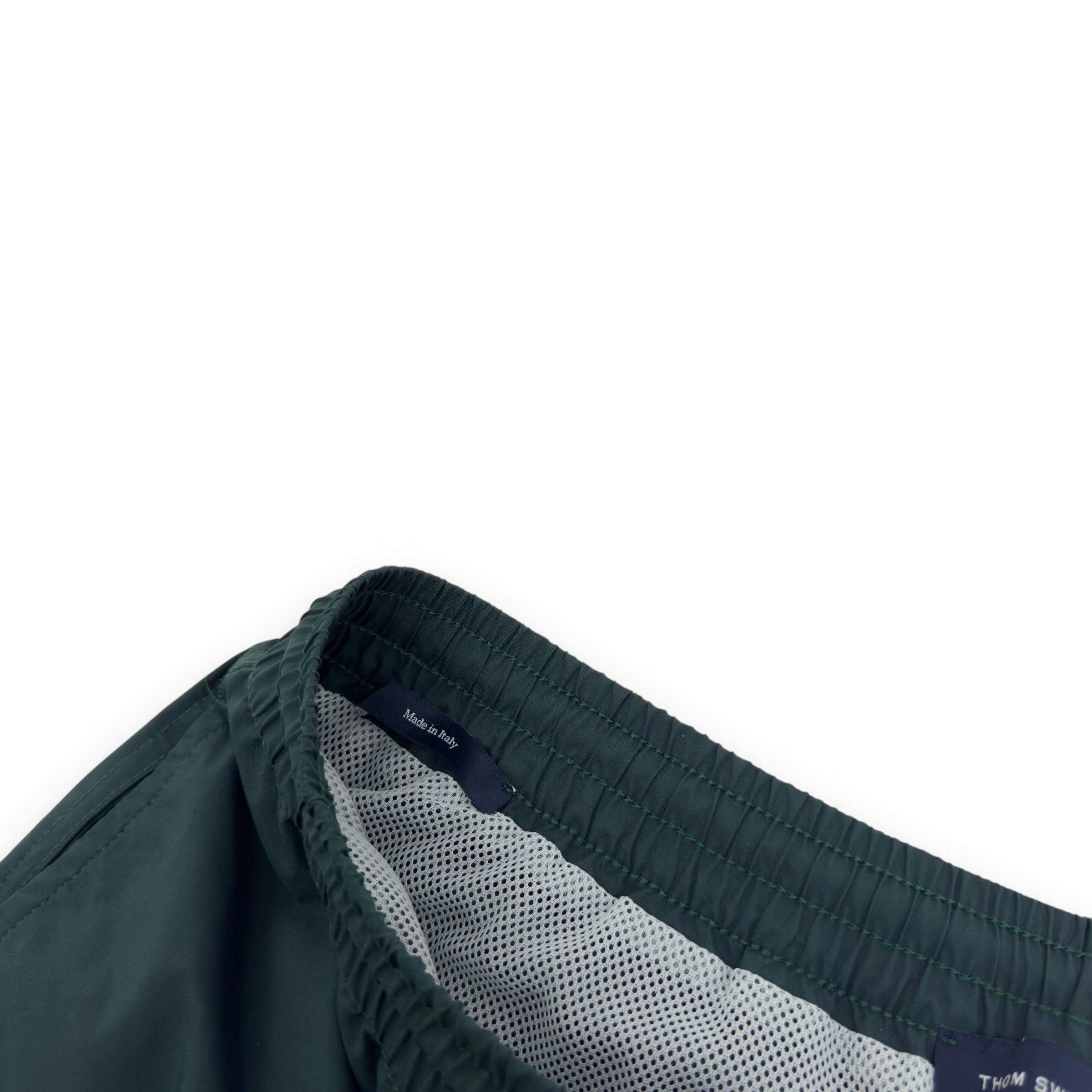 THOM SWEENEY SWIM SHORTS FOREST GREEN 32”
