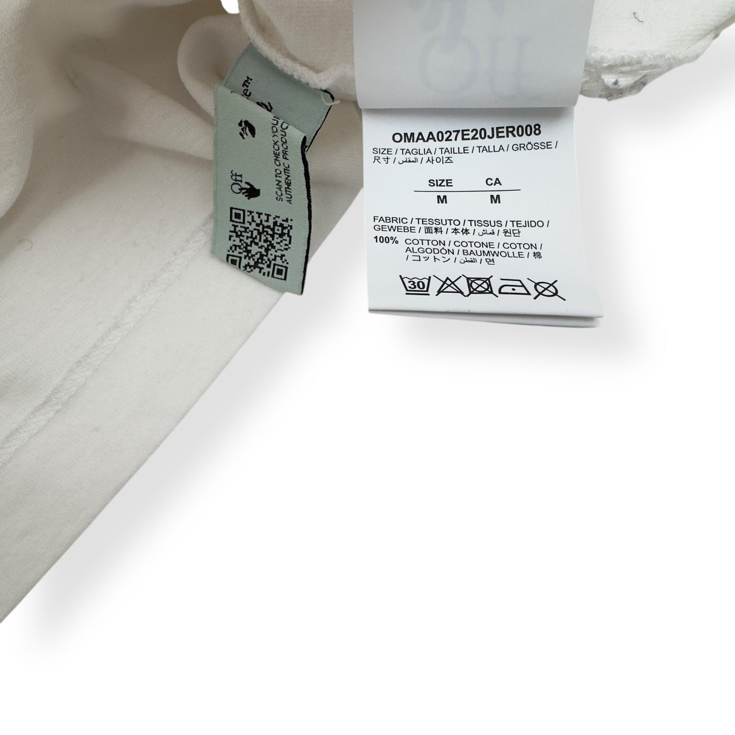 OFF-WHITE CARAVAGGIO PAINTING T-SHIRT WHITE M