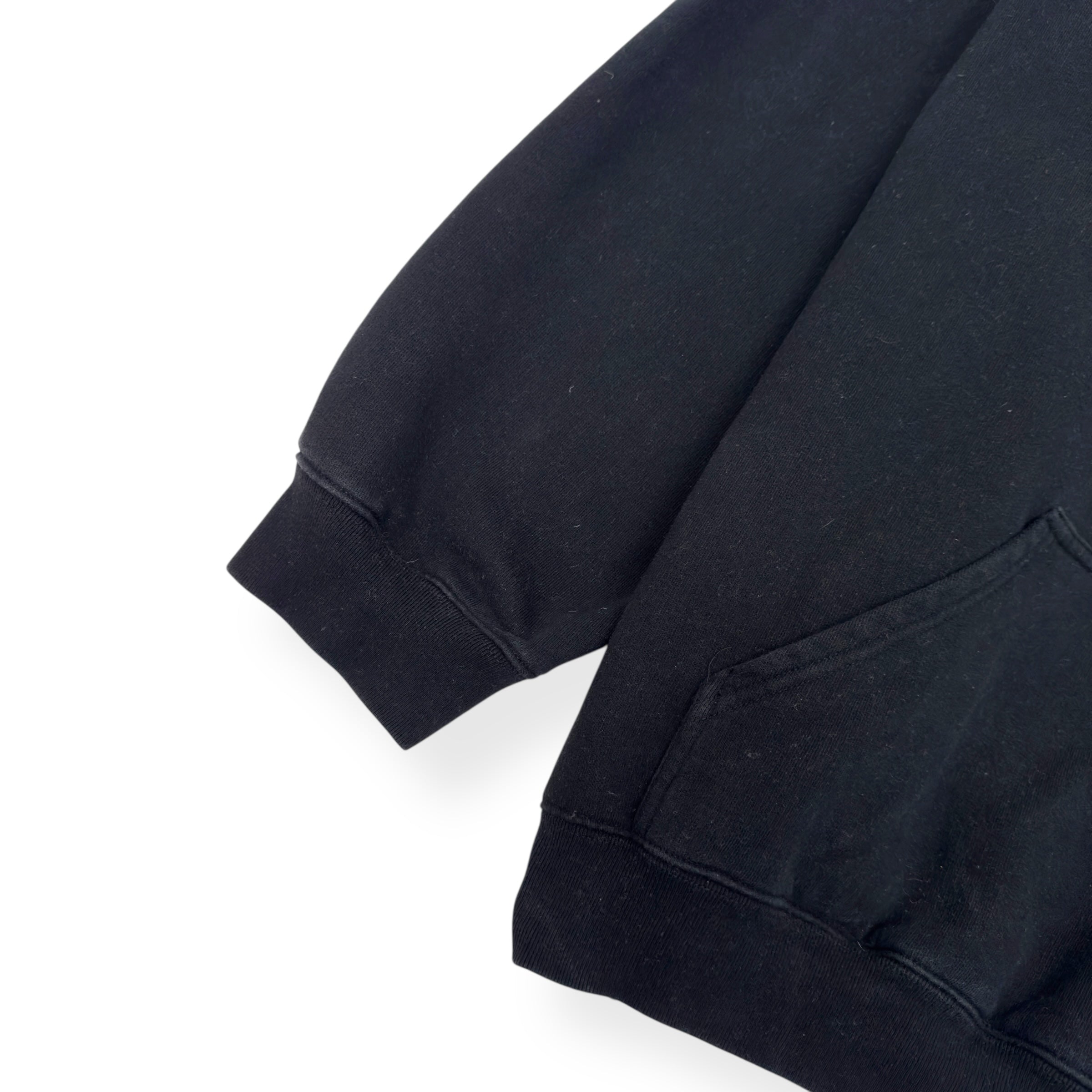 BALENCIAGA SMILEY HOODIE BLACK / YELLOW M