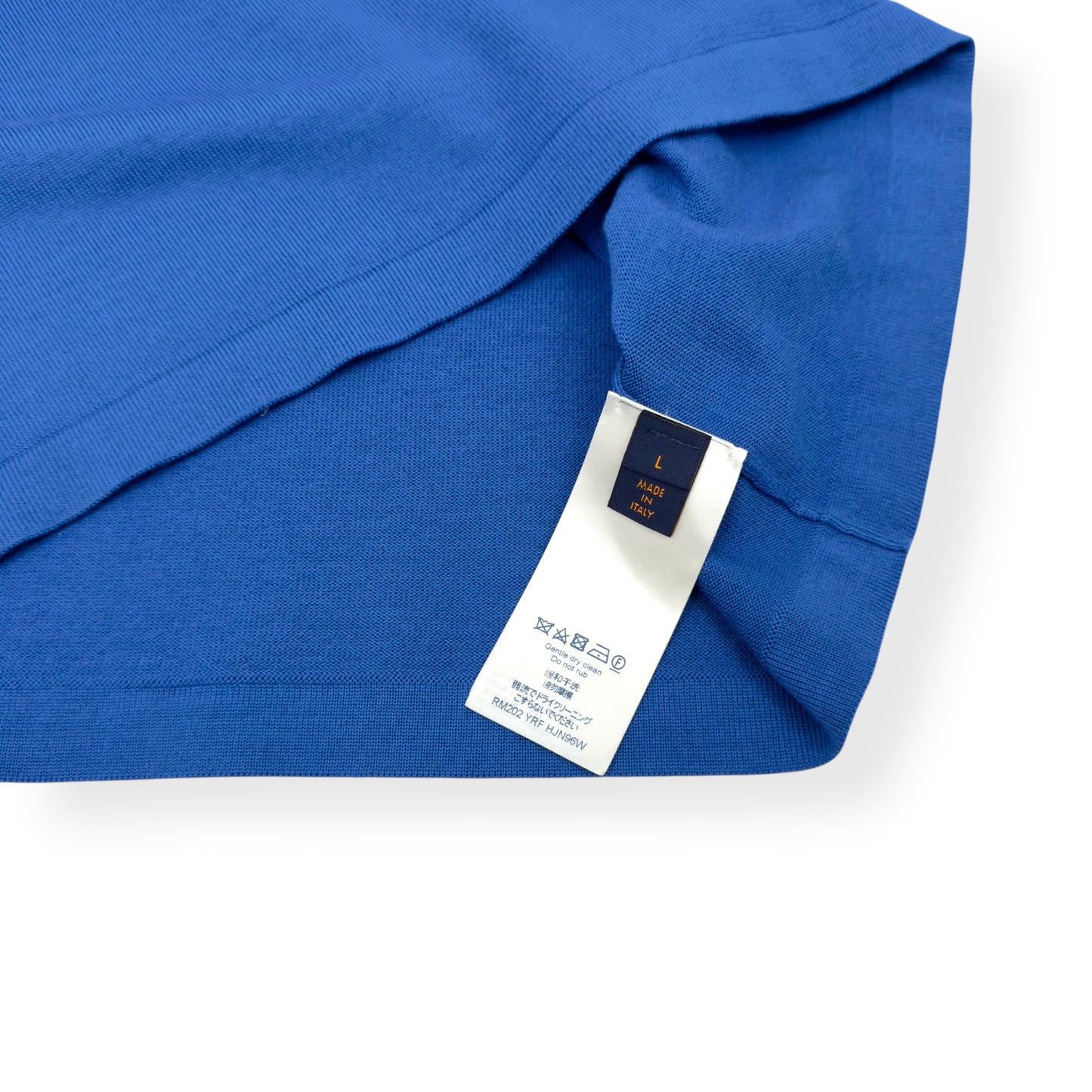 LOUIS VUITTON CLOUD JACQUARD T-SHIRT BLUE / WHITE L