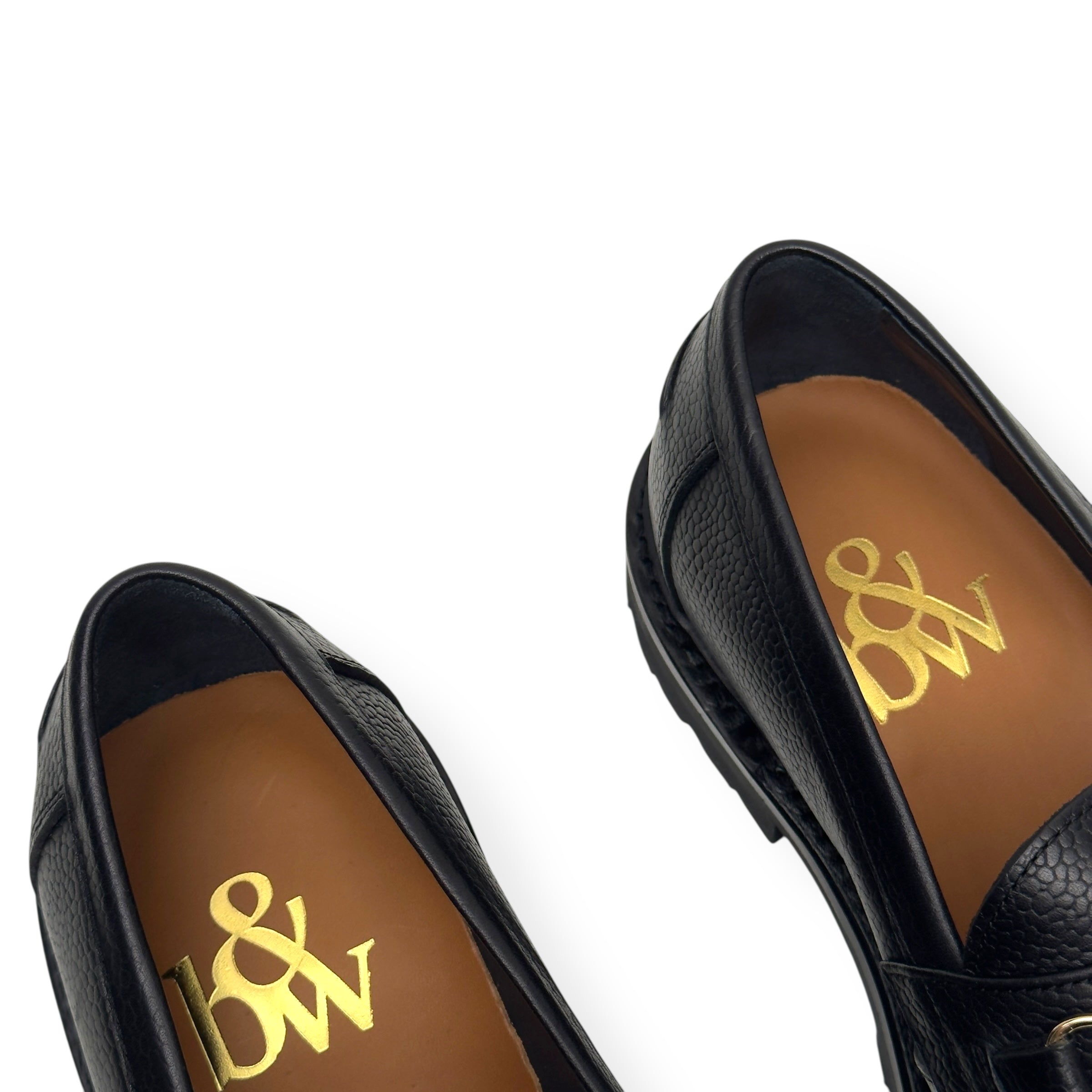 BLACKSTOCK & WEBER THE MASON HORSE BIT LOAFER ONYX US6.5 / UK5.5