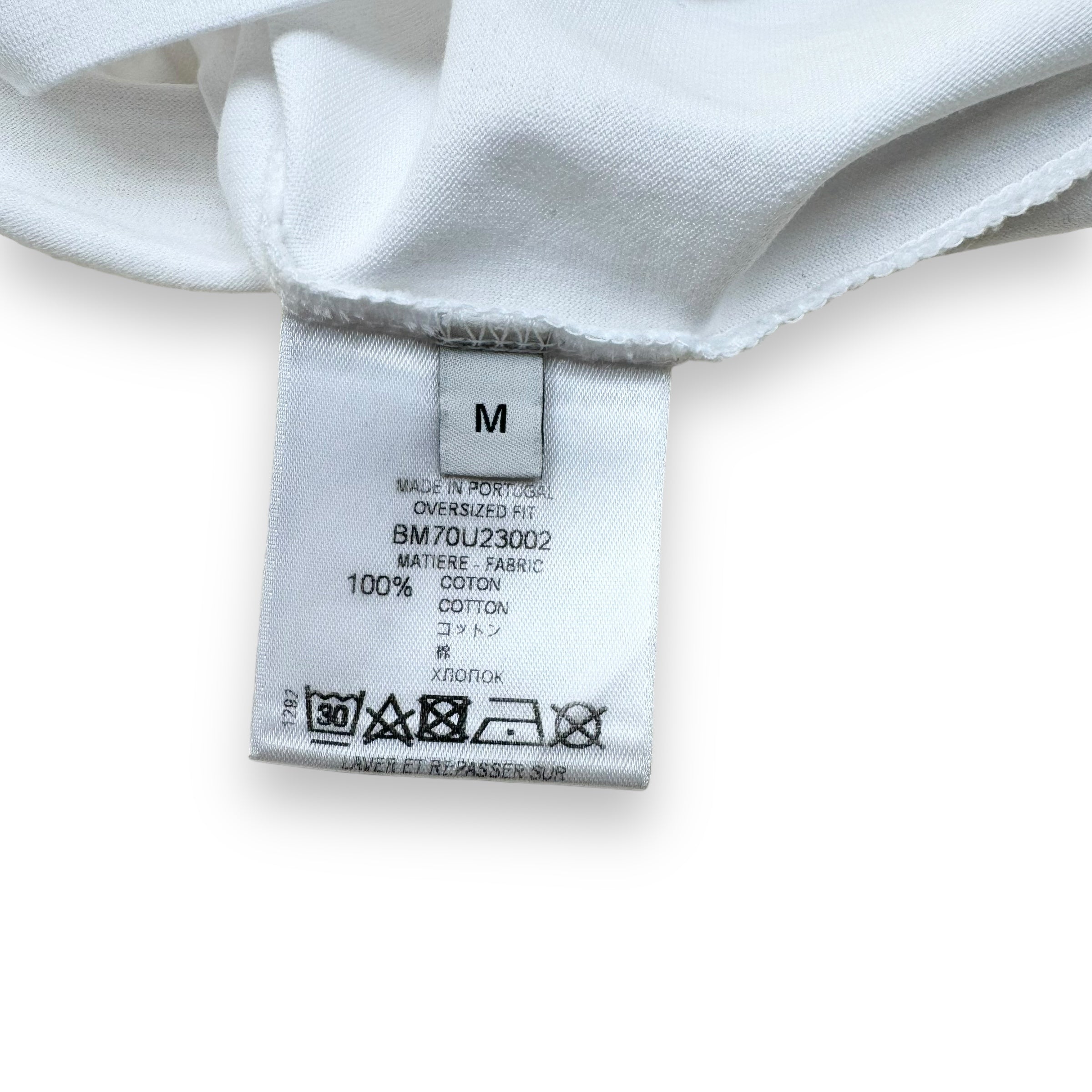 GIVENCHY PARIS LOGO T-SHIRT WHITE M